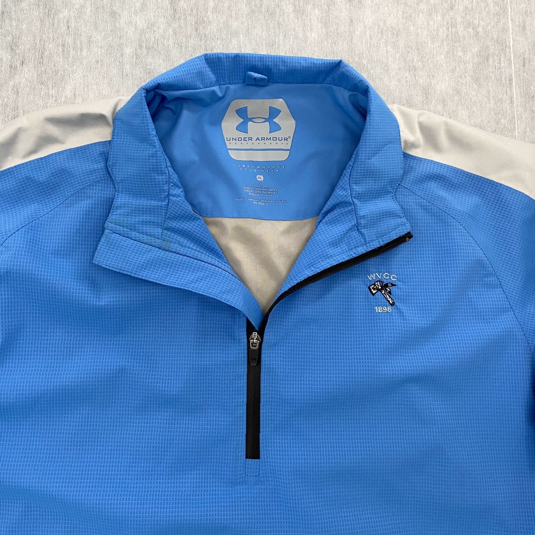 Under Armour Under Armour Jacket Adult Extra Large Blue Performance Golf Wear Windbreaker XL Size US XL / EU 56 / 4 - 3 Thumbnail