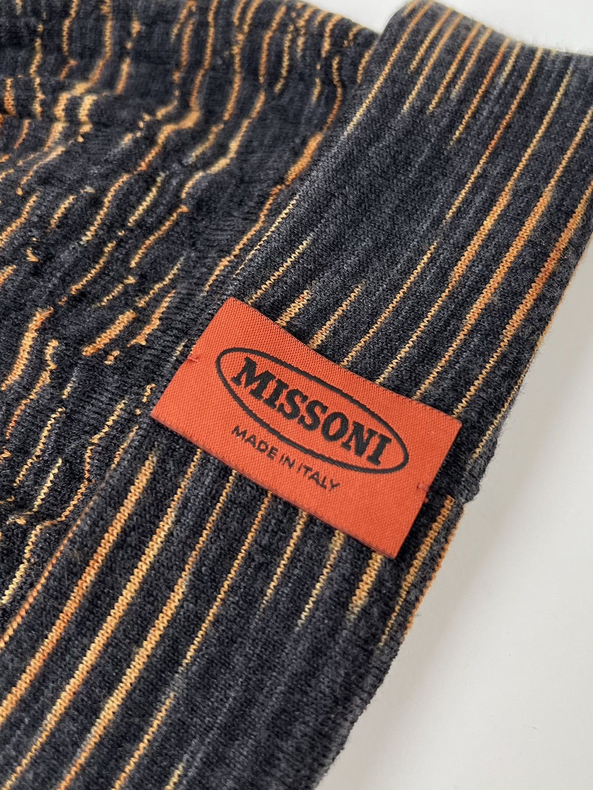 Missoni Missoni Italy Multicolor Striped Wool Logo Beanie Hat Size ONE SIZE - 3 Thumbnail