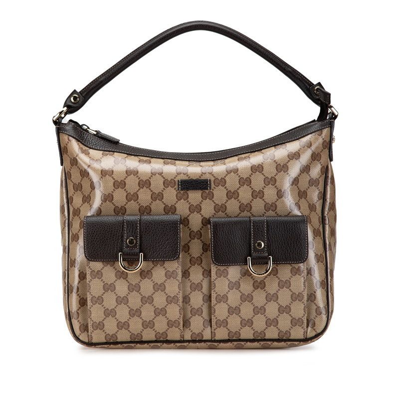Gucci Gucci Gucci GG Crystal PVC Leather Shoulder Bag Plastic Shoulder Bag 293581 in Very Good Condition Size ONE SIZE - 1 Thumbnail