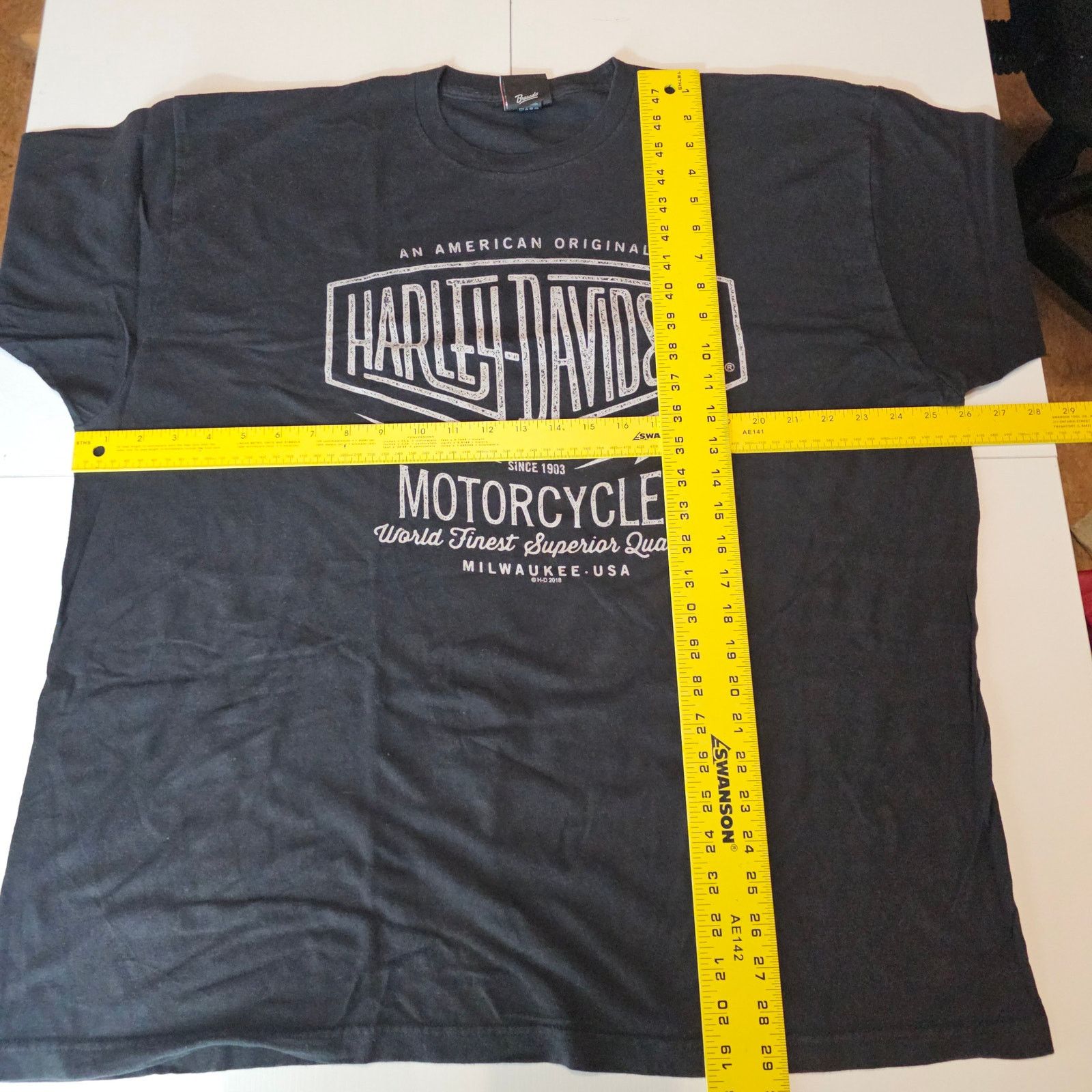 Harley Davidson Harley Davidson Iron Steed Vacaville CA Black Tee XXL 3906 Size US XXL / EU 58 / 5 - 5 Thumbnail