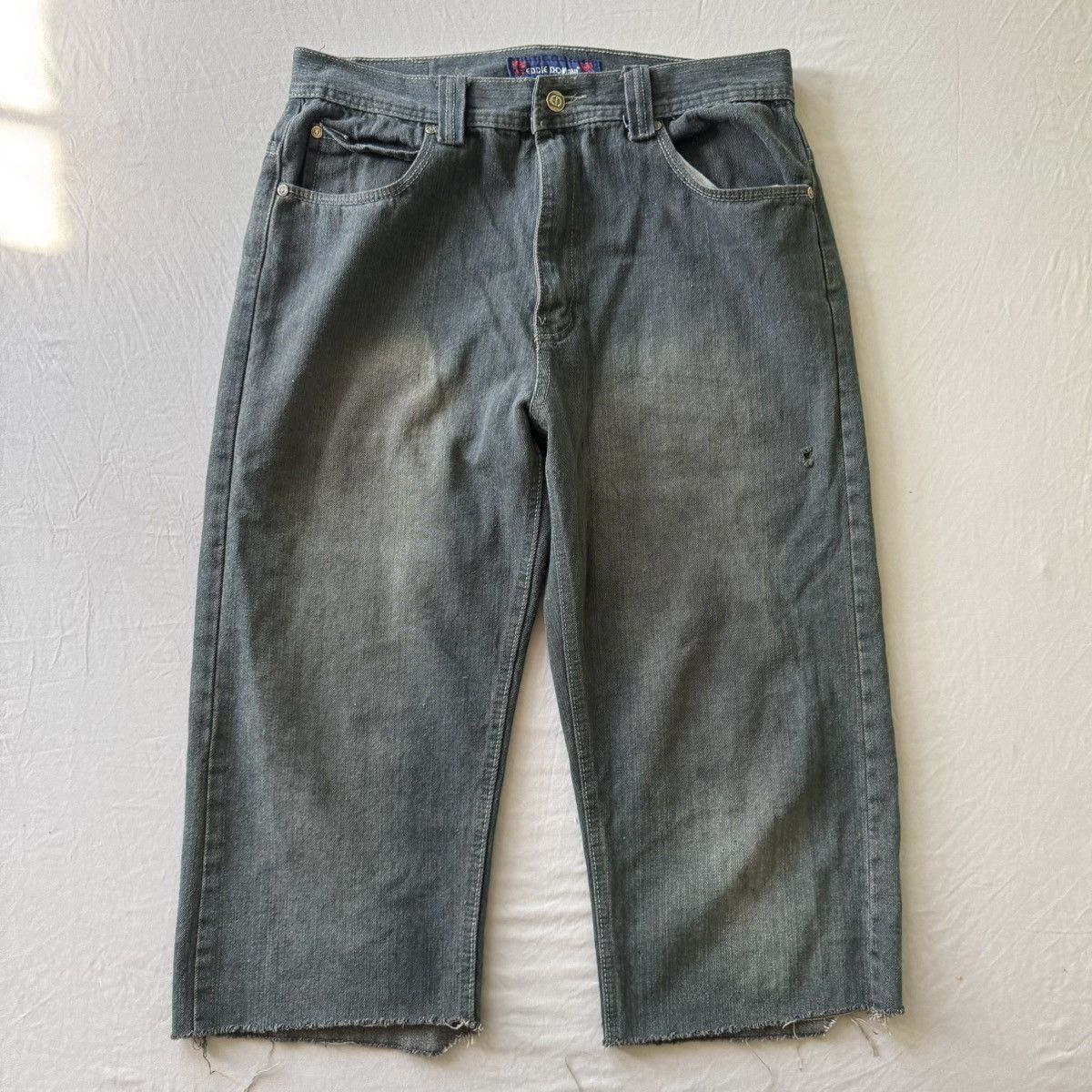 Designer × Vintage Vintage Y2K Eddie Domani Culotte Jeans Size US 34 / EU 50 - 1 Thumbnail