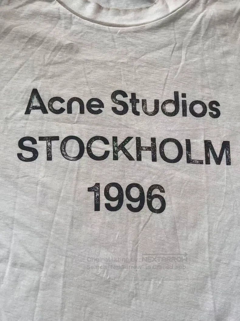 Acne Studios Acne Studios 1996 Series Lettering Logo Distressed Printed Size US M / EU 48-50 / 2 - 3 Thumbnail