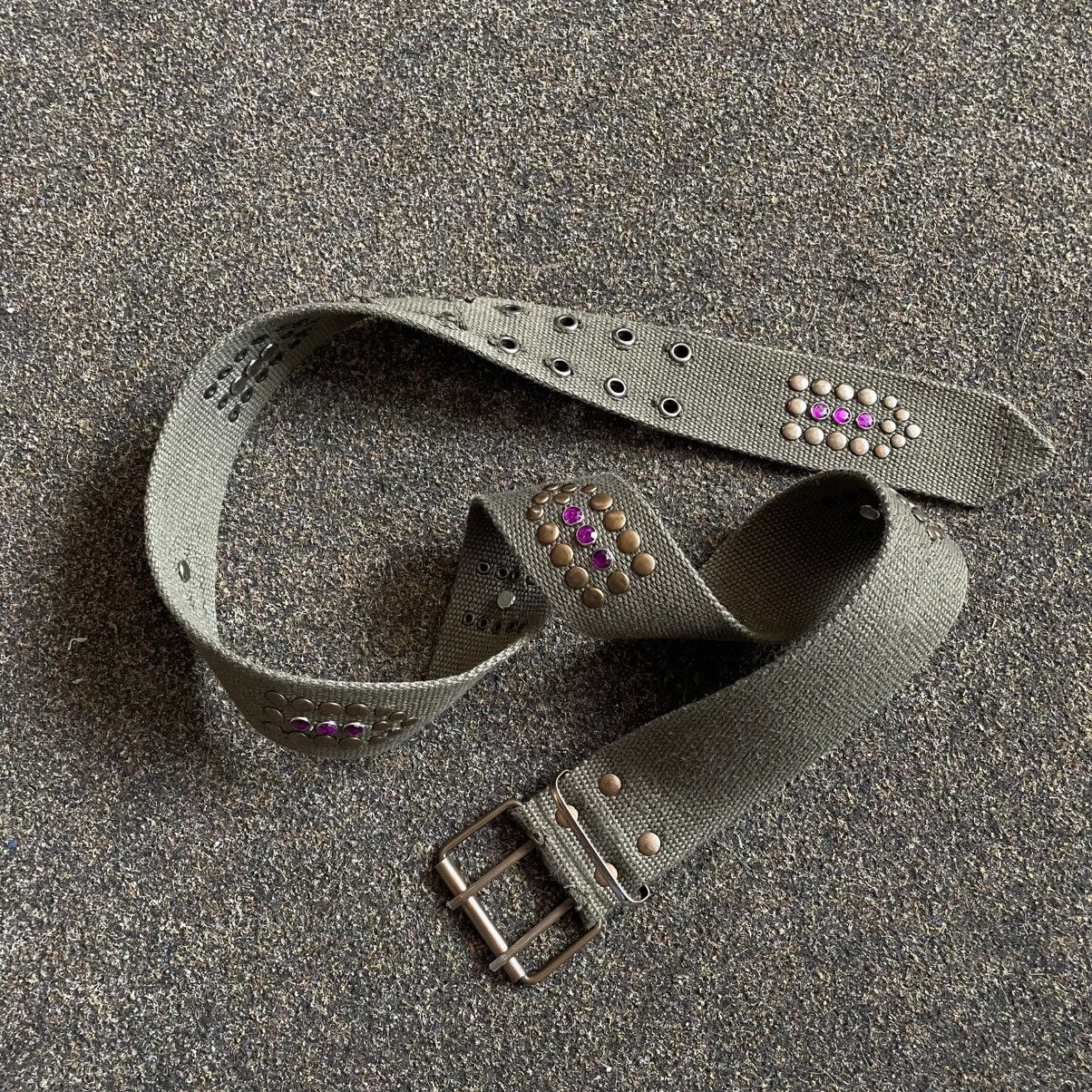Vintage Vintage 90s Japanese Studded Belt Goth Alt Archive Swag OS Size ONE SIZE - 3 Thumbnail