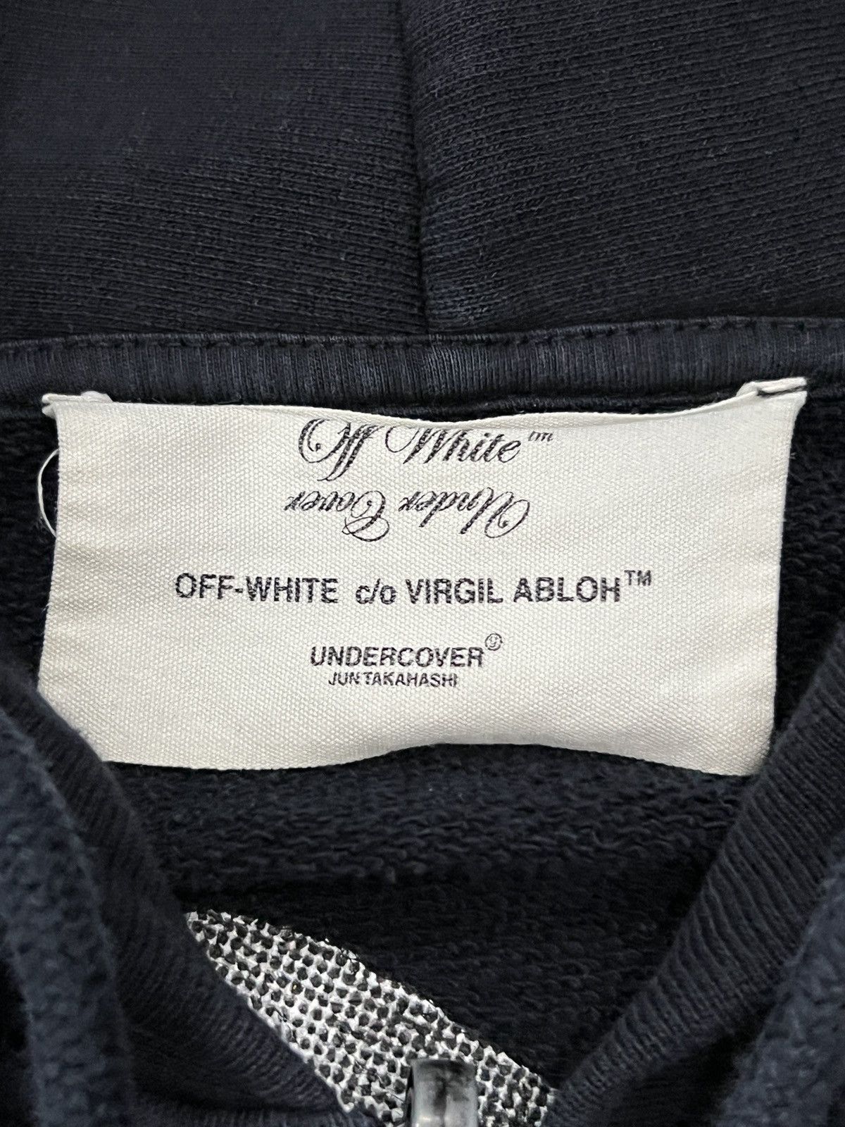 Off-White × Undercover Off-White by Undercover SS19 Reversible Skeleton Hand Zip Ho Size US M / EU 48-50 / 2 - 20 Thumbnail