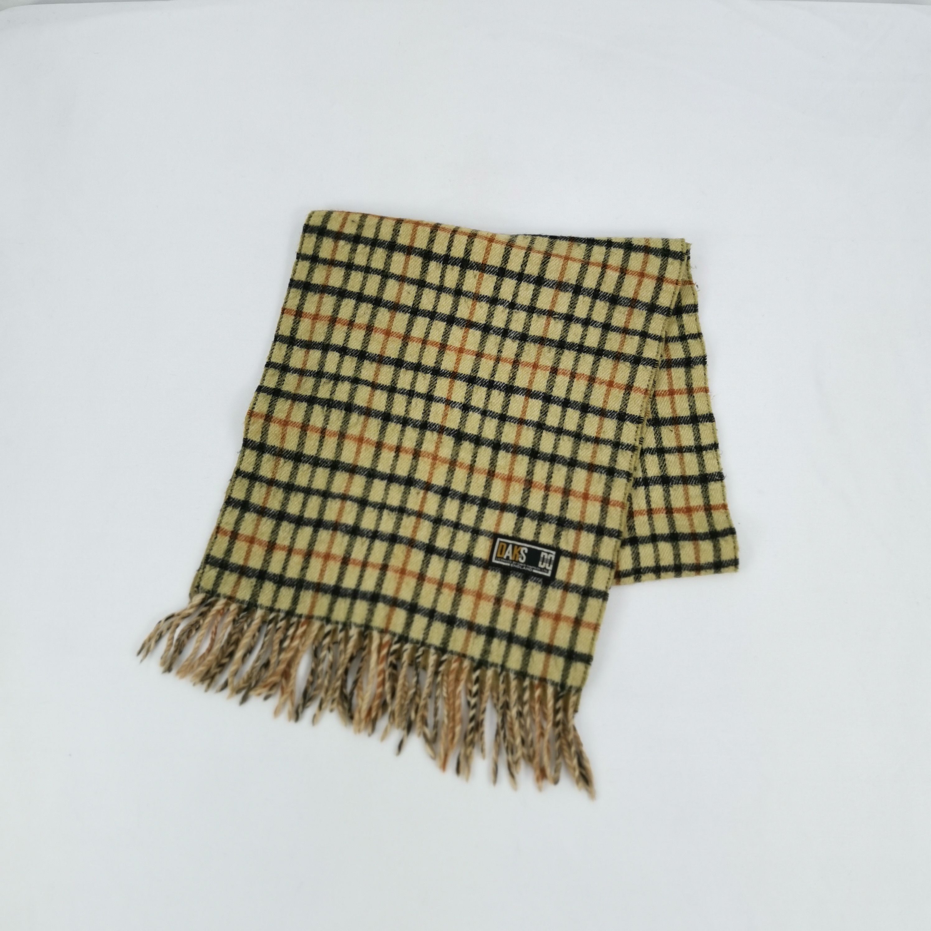 DAKS Vintage DAKS Scarf Muffler Wool Cashmere Scarves Size ONE SIZE - 3 Thumbnail