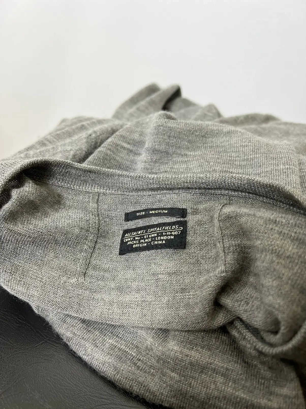 Allsaints × Japanese Brand × Vintage Vintage All Saints merino cardigan Size US M / EU 48-50 / 2 - 3 Thumbnail