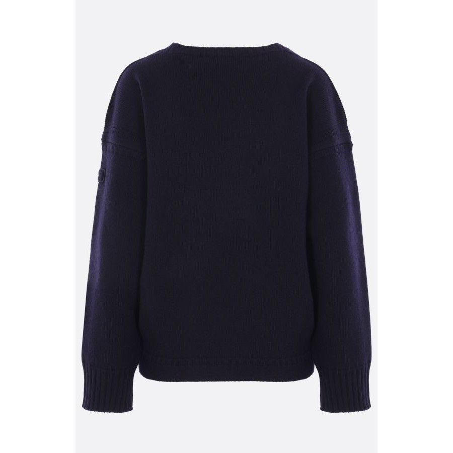Other CHLOÉ Navy Wool Cashmere Oversized Sweater New & Authentic ( Size S / US 4 / IT 40 - 2 Thumbnail