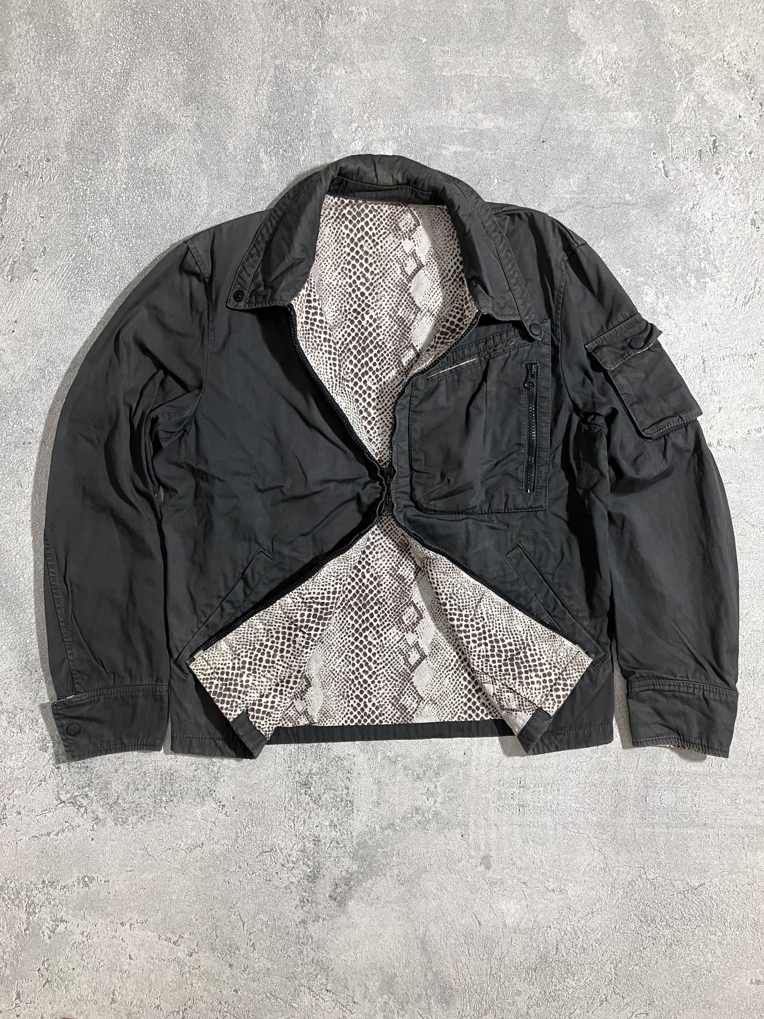 PPFM PPFM Double Zip 'Snake Skin' Moto Jacket Size US L / EU 52-54 / 3 - 2 Thumbnail