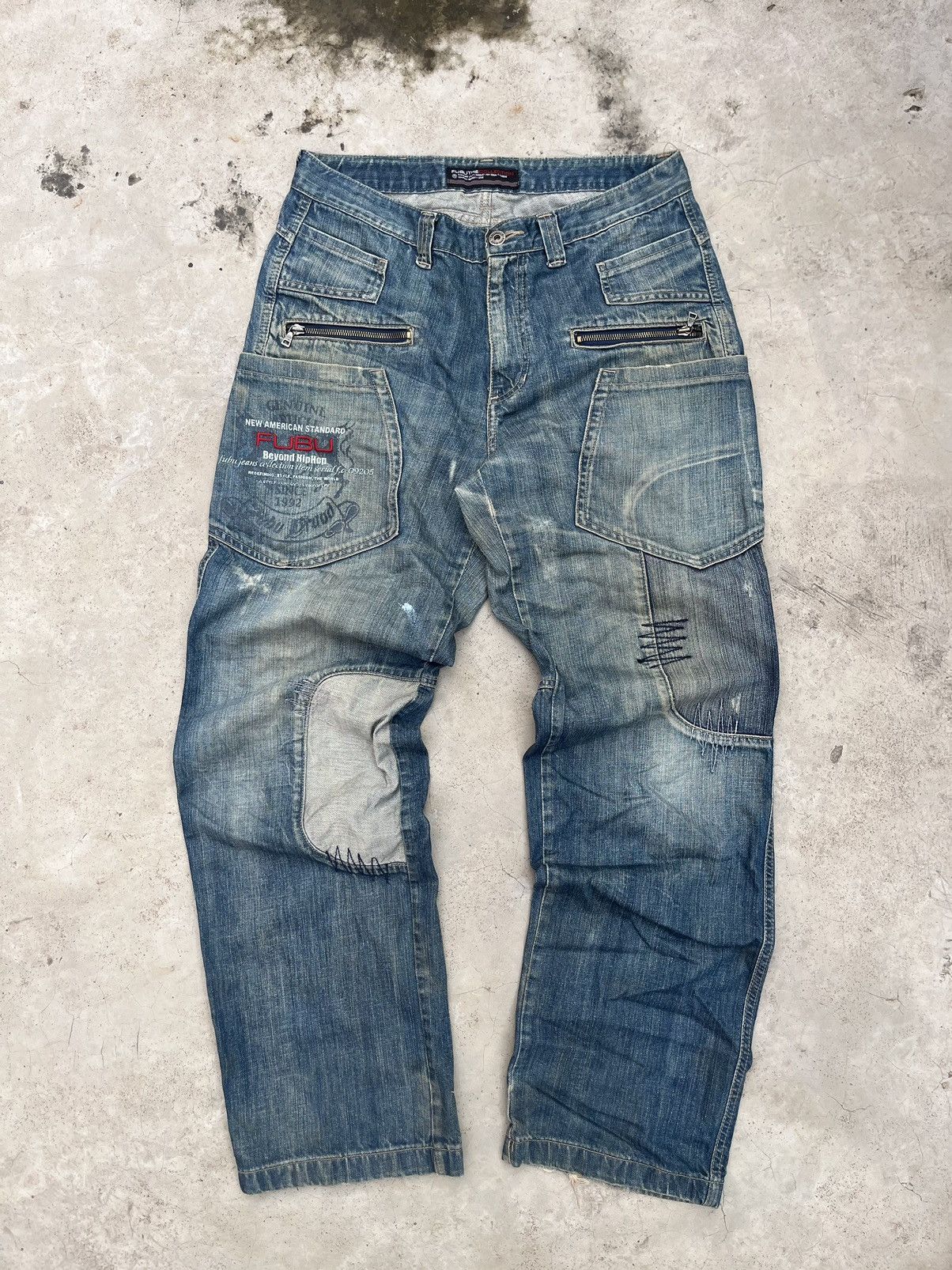 Fubu × JNCO × Japanese Brand Y2K FUBU Size US 34 / EU 50 - 1 Thumbnail