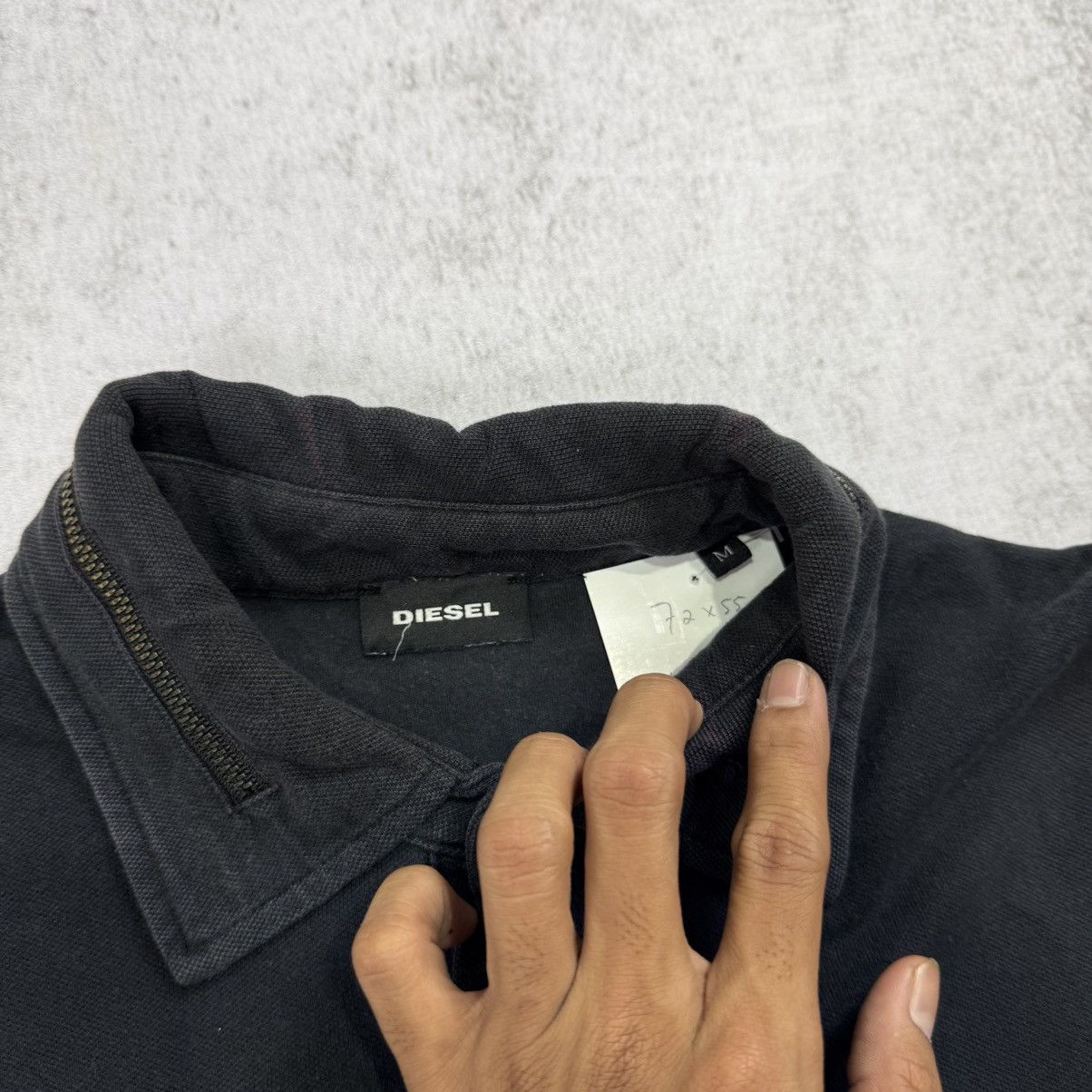 Diesel Diesel black zip poloshirt Size US M / EU 48-50 / 2 - 4 Thumbnail