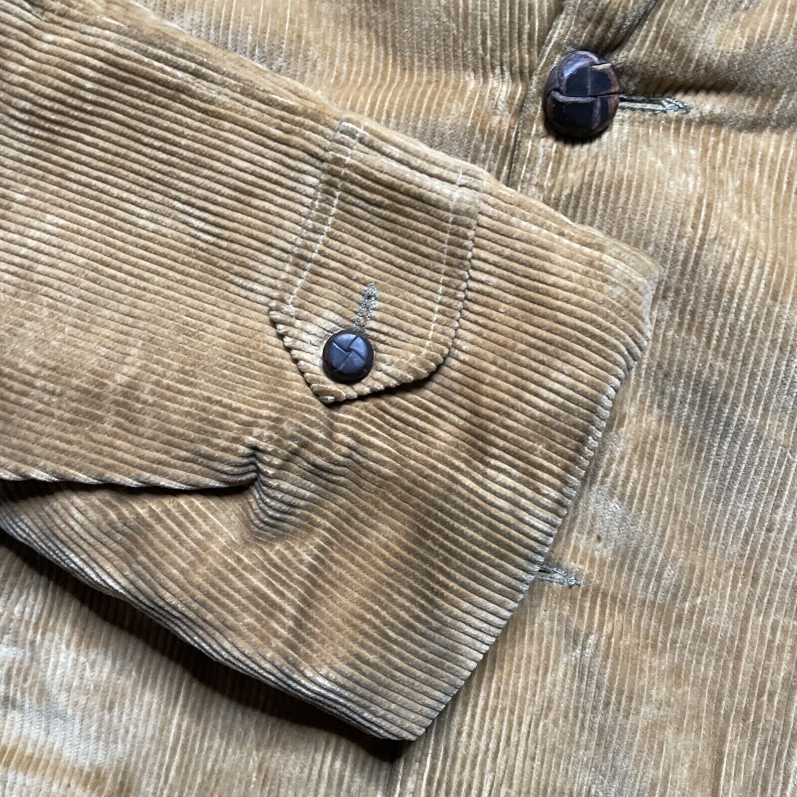 Vintage 70s Oakbrook Sportswear Corduroy Fur Lined Trench Style Coat Size XL / US 12-14 / IT 48-50 - 3 Thumbnail