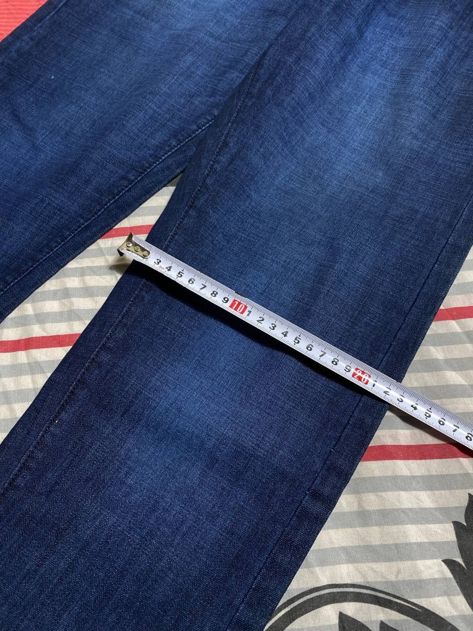 Japanese Brand Crazy Crash Dirty Baggy Faded Jean Japan Avant Garde Style Size US 36 / EU 52 - 16 Thumbnail