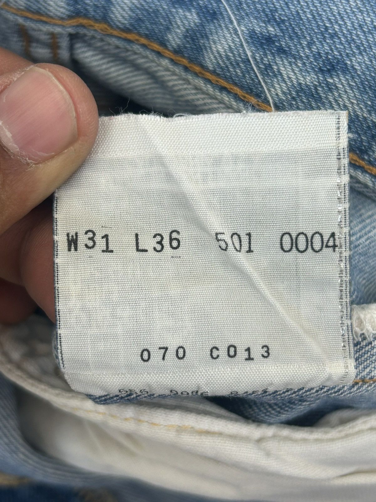 Levi's Levis 501 Vintage Ripped Denim Shorts Size US 31 - 15 Thumbnail