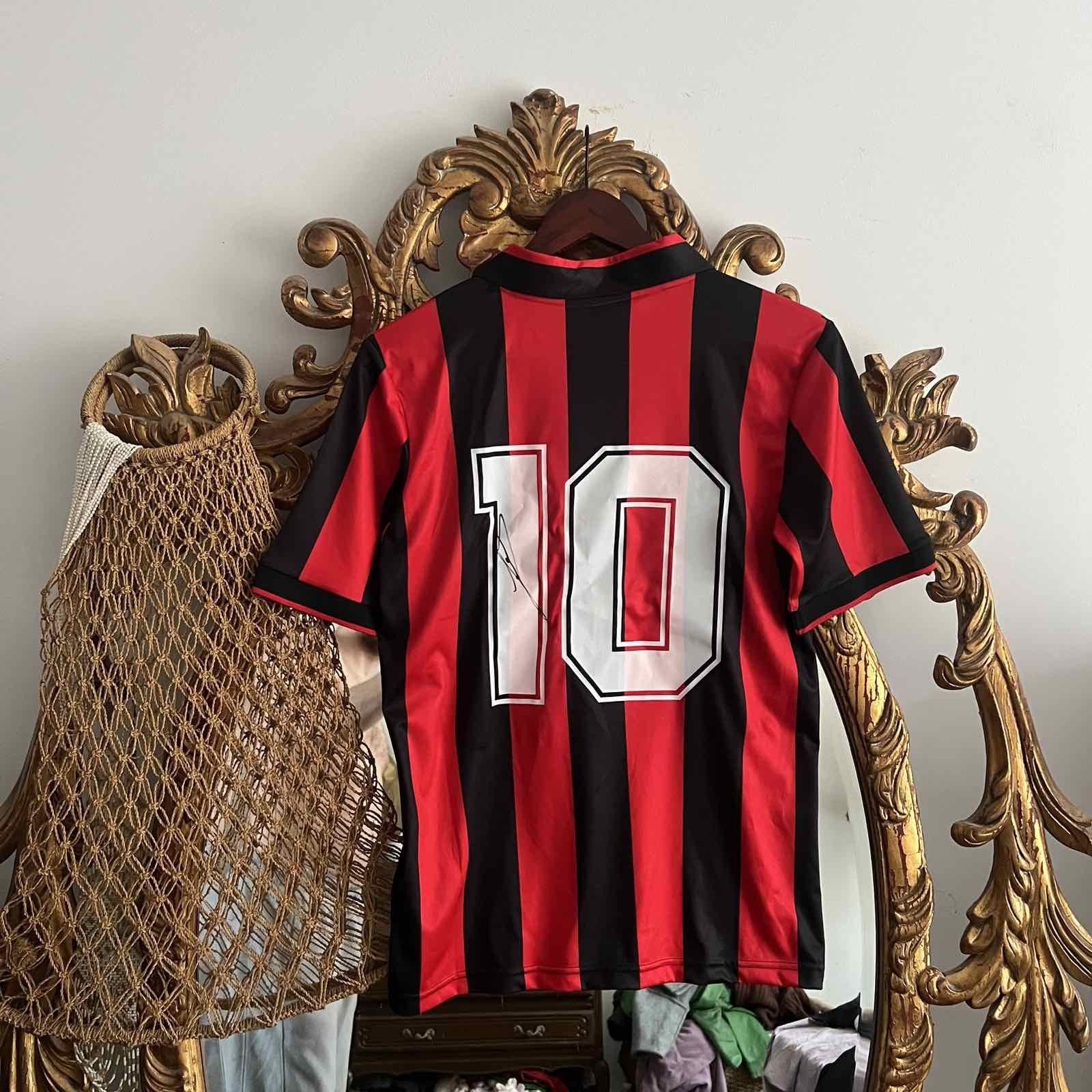 Vintage 1990 1992 AC Milan Adidas Vintage Home Soccer Jersey Maglia Size US S / EU 44-46 / 1 - 2 Thumbnail