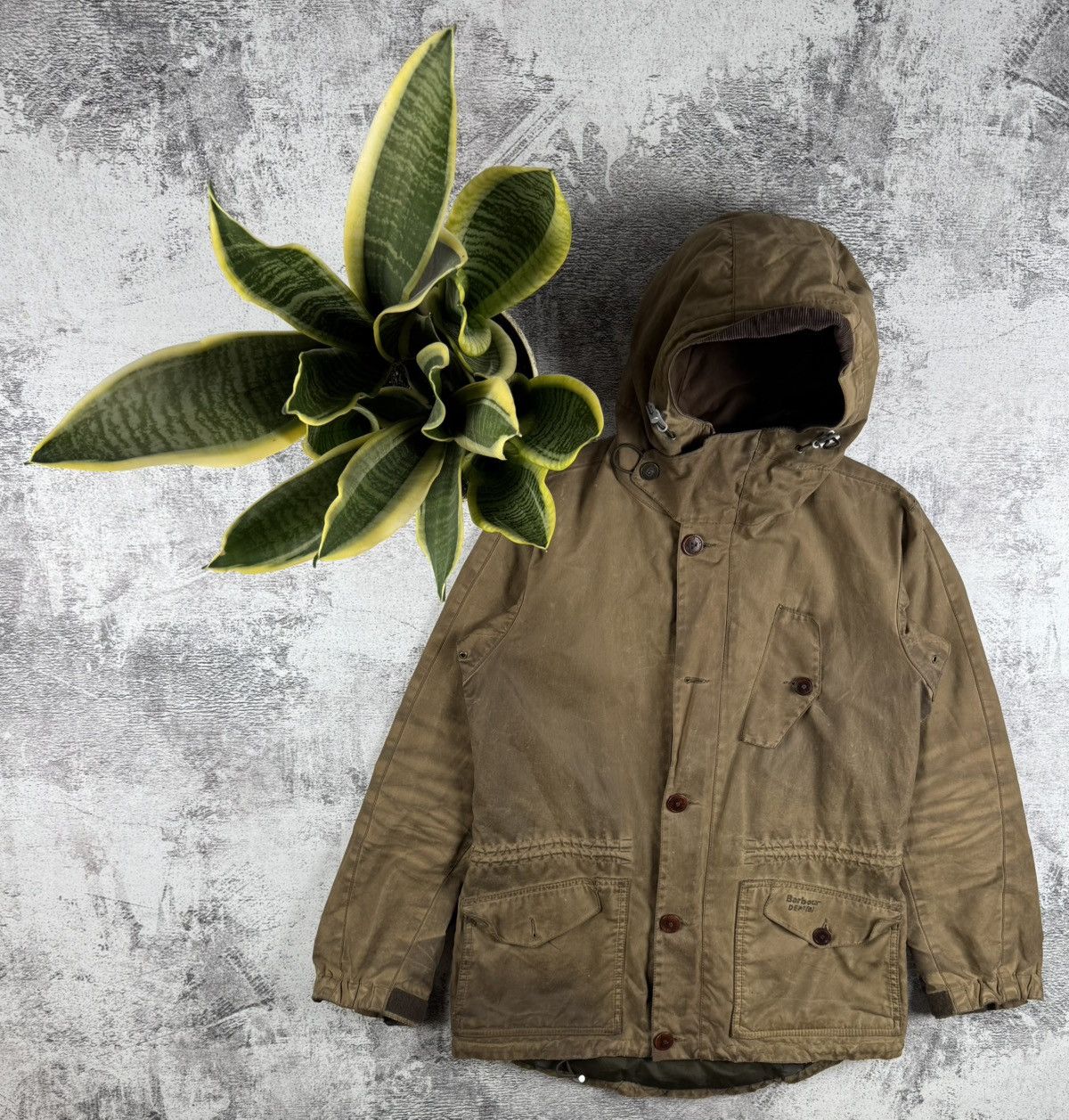 Barbour Men Barbour Dept B Summer Parka Olive 90S Small Jacket Coat Size US S / EU 44-46 / 1 - 1 Thumbnail