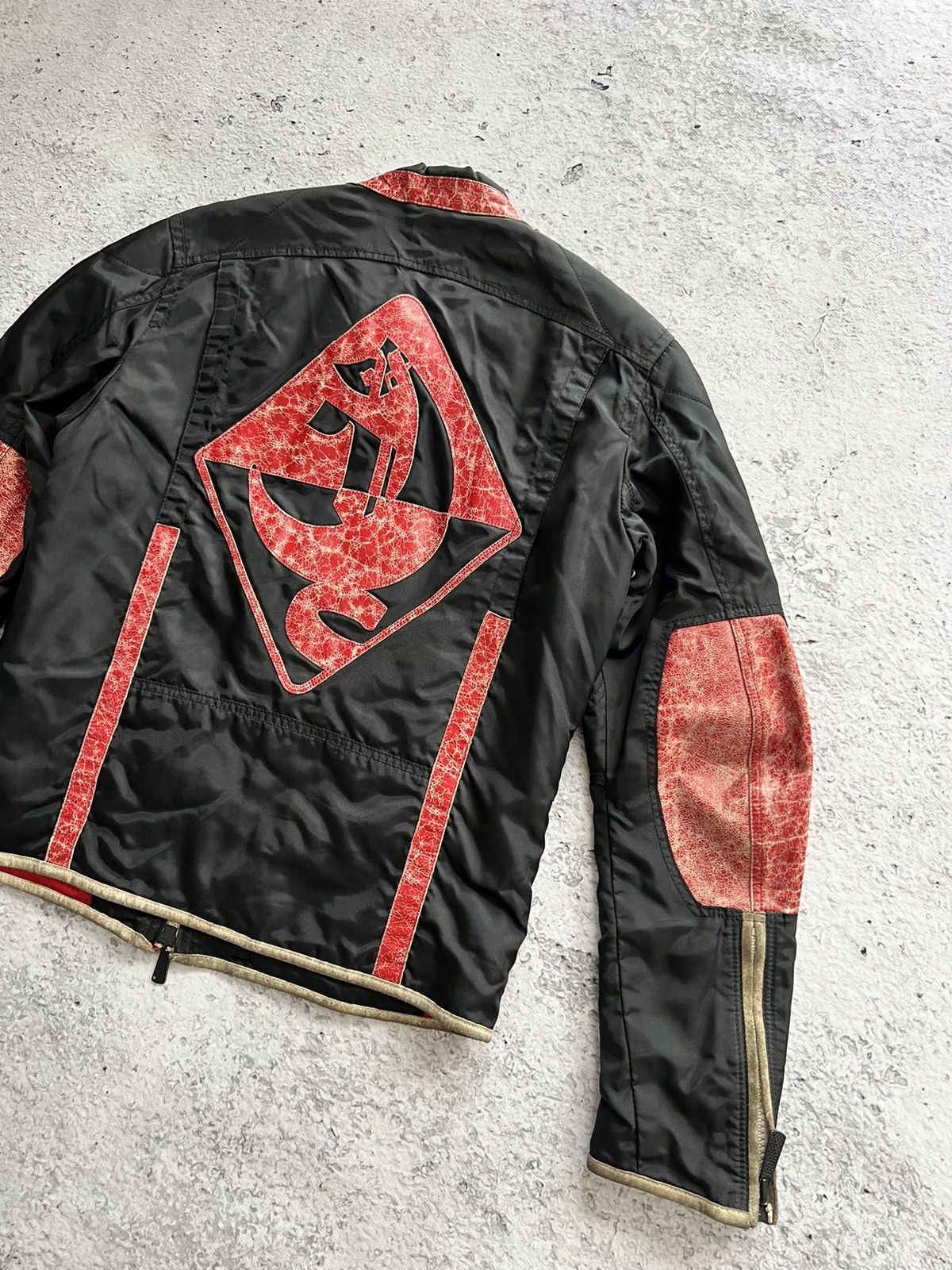 Diesel Vintage Diesel Leather Logo Jacket Size US L / EU 52-54 / 3 - 8 Thumbnail