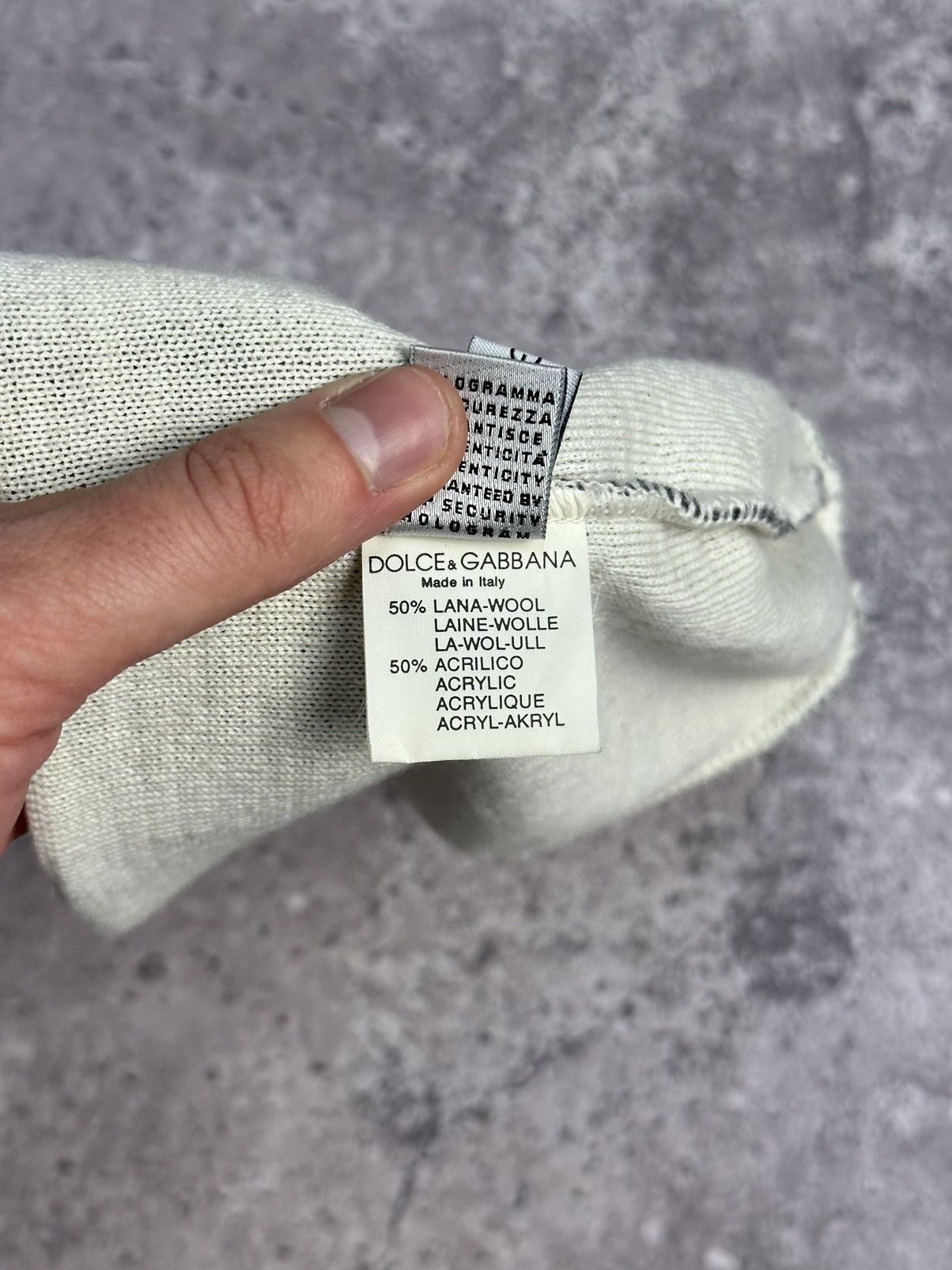 Dolce & Gabbana × Vintage VINTAGE DOLCE & GABBANA WOOL HAT DG MONOGRAM LOGO D&G Size ONE SIZE - 7 Thumbnail