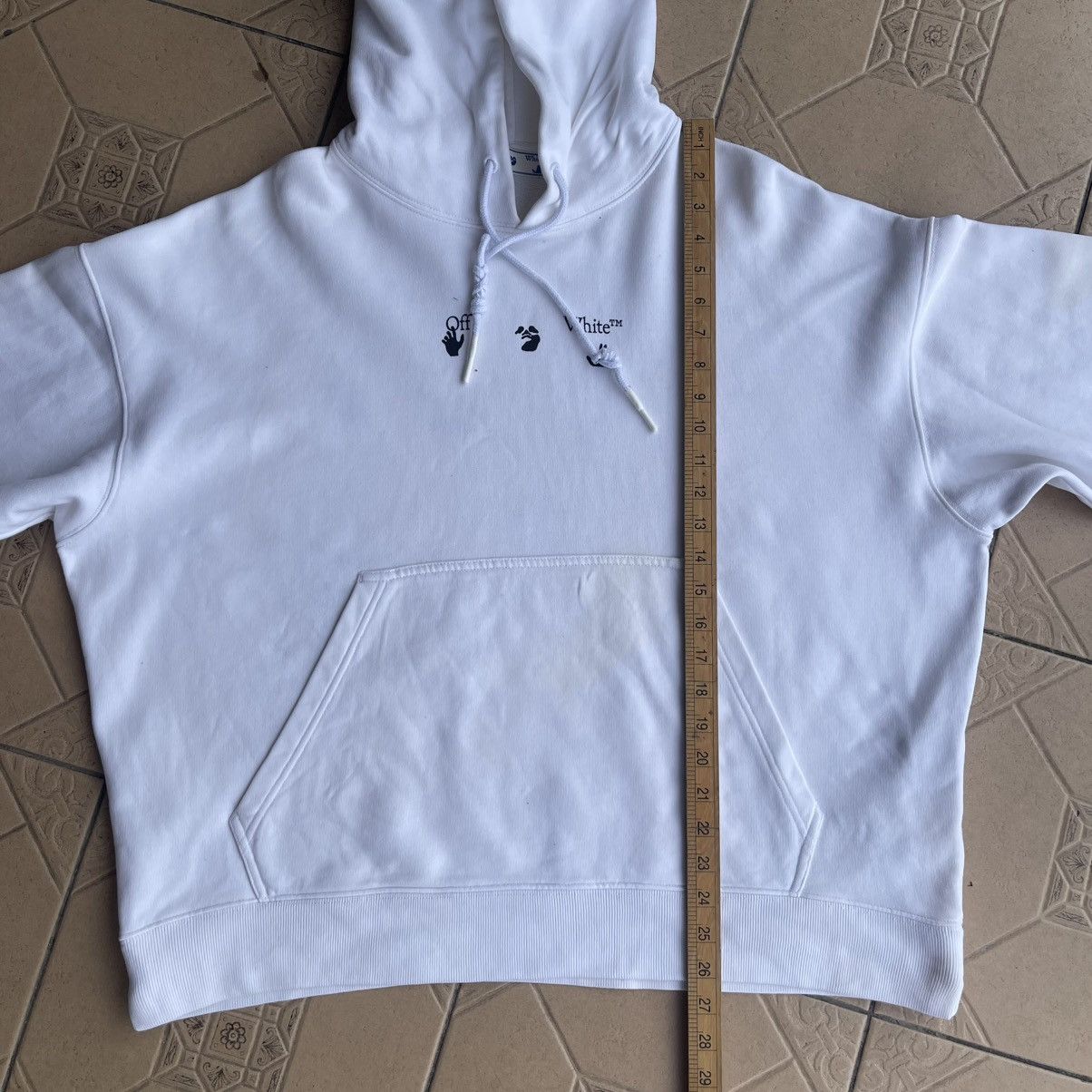 Off-White Off White Hoodie Black Paint Splatter (Refer Photo) Size US M / EU 48-50 / 2 - 23 Thumbnail