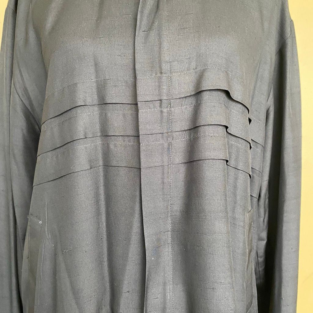 Other Bocci women XL 100% silk full zip jacket w/mock collar black Size XL / US 12-14 / IT 48-50 - 2 Thumbnail