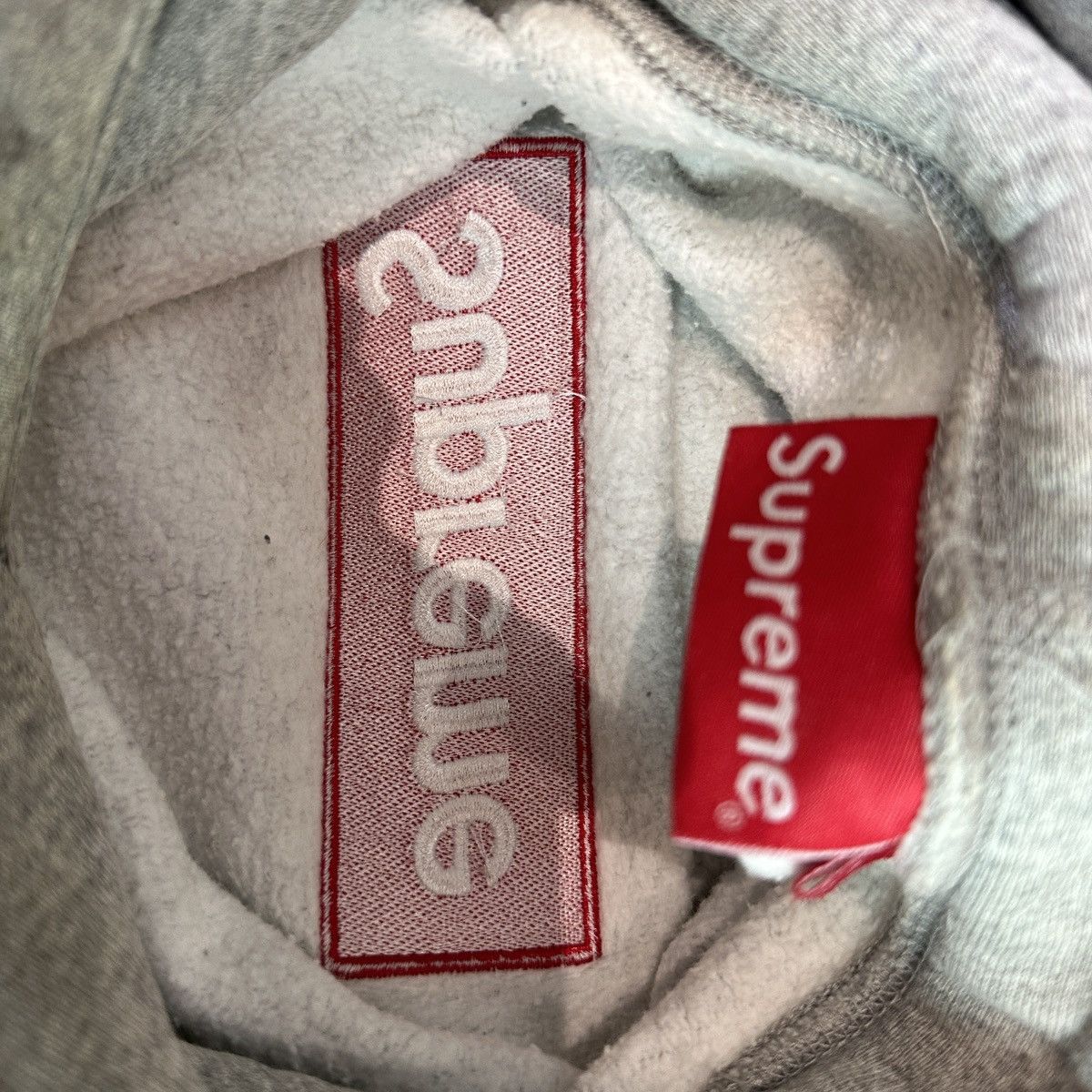 Supreme Box logo Grey FW14