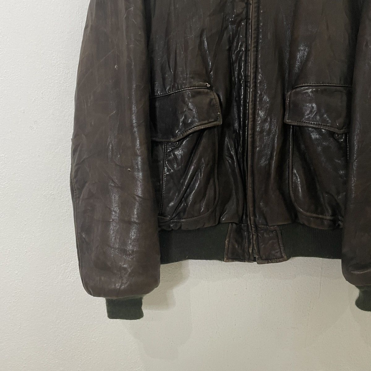 Remy Vintage 90s Remy Leather Jacket Size US L / EU 52-54 / 3 - 3 Thumbnail