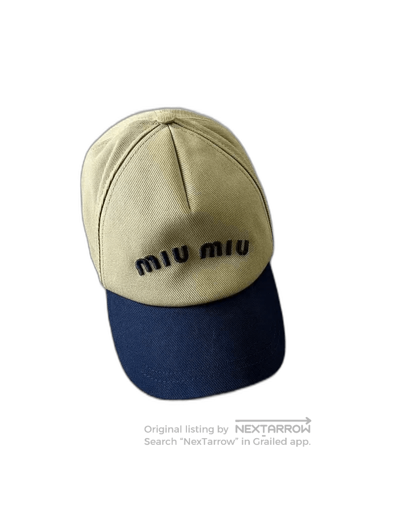 Miu Miu miumiu colorblock baseball cap. Size ONE SIZE - 1 Thumbnail