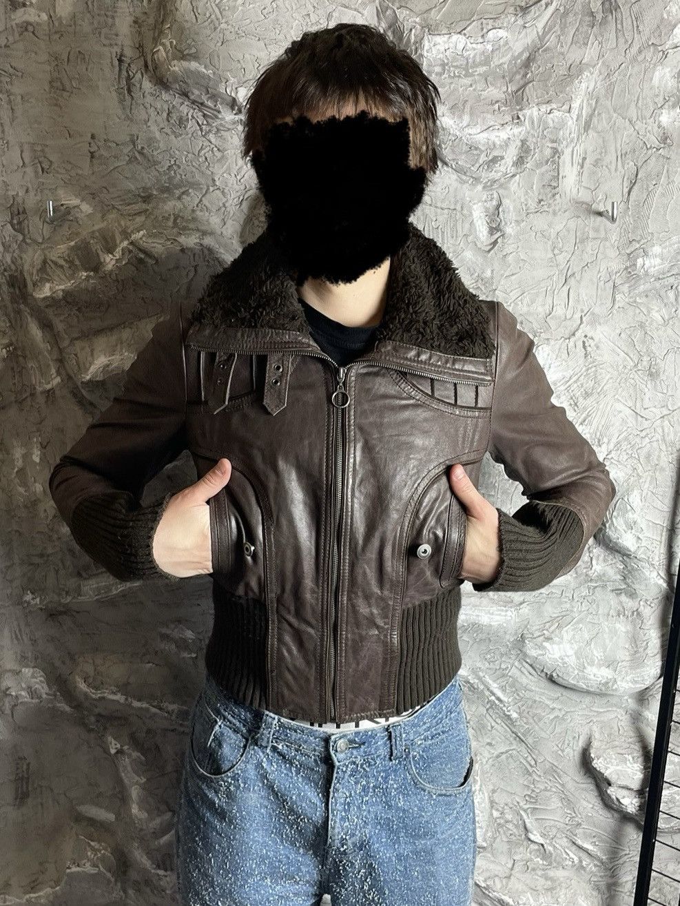 Hysteric Glamour Y2K 2000s Fur Japanese Nylon Bomber IfSixWasNine LGB Style Size US S / EU 44-46 / 1 - 15 Thumbnail