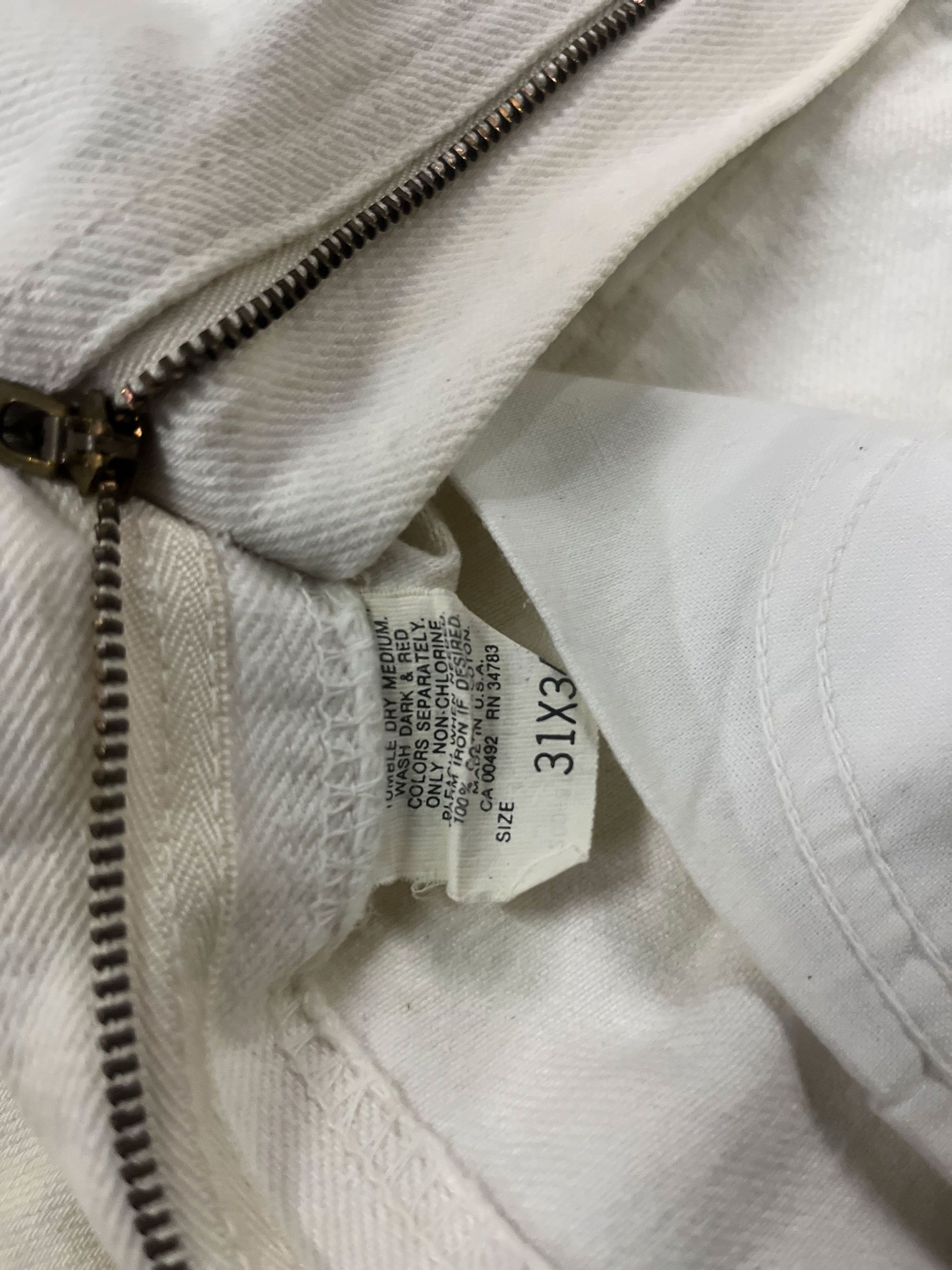Lee Vintage Lee American Jeans 80s 90s Plain Blank Size US 30 / EU 46 - 3 Thumbnail