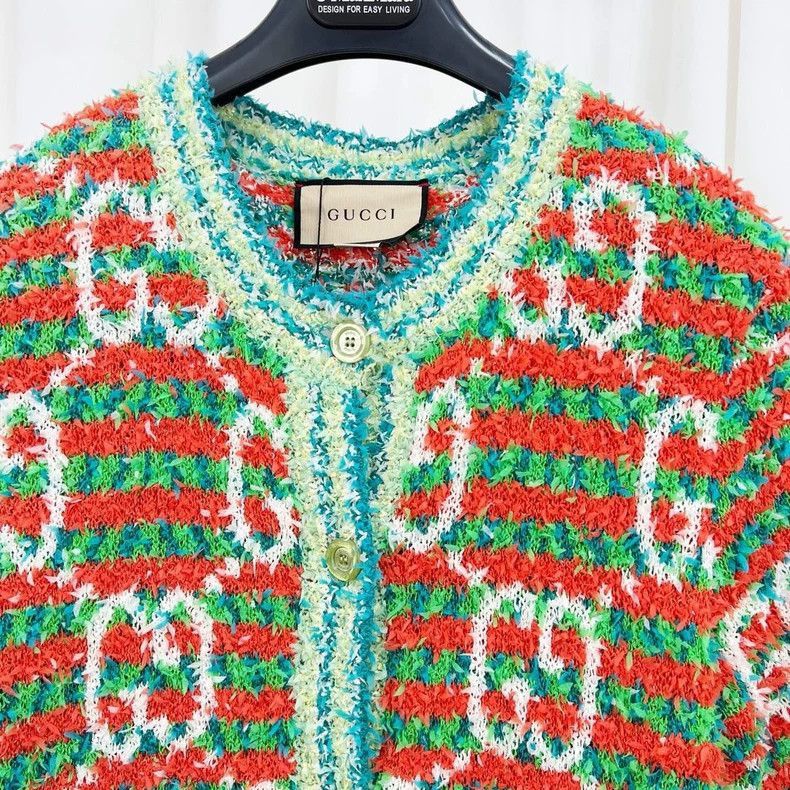 Gucci Gucci Colorful Knit Cardigan Size M-2506 Size M / US 6-8 / IT 42-44 - 3 Thumbnail