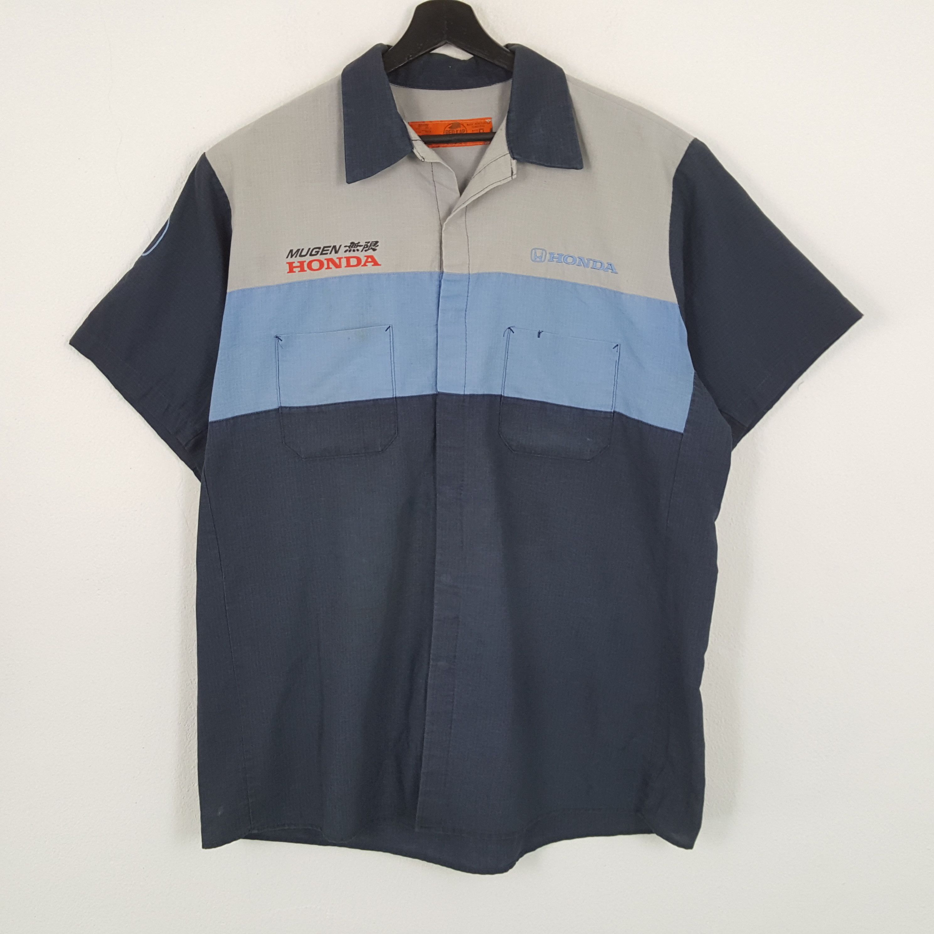 Honda × Vintage MUGEN HONDA Japanese Motorsports Workwear Custom Shirt Size US M / EU 48-50 / 2 - 3 Thumbnail
