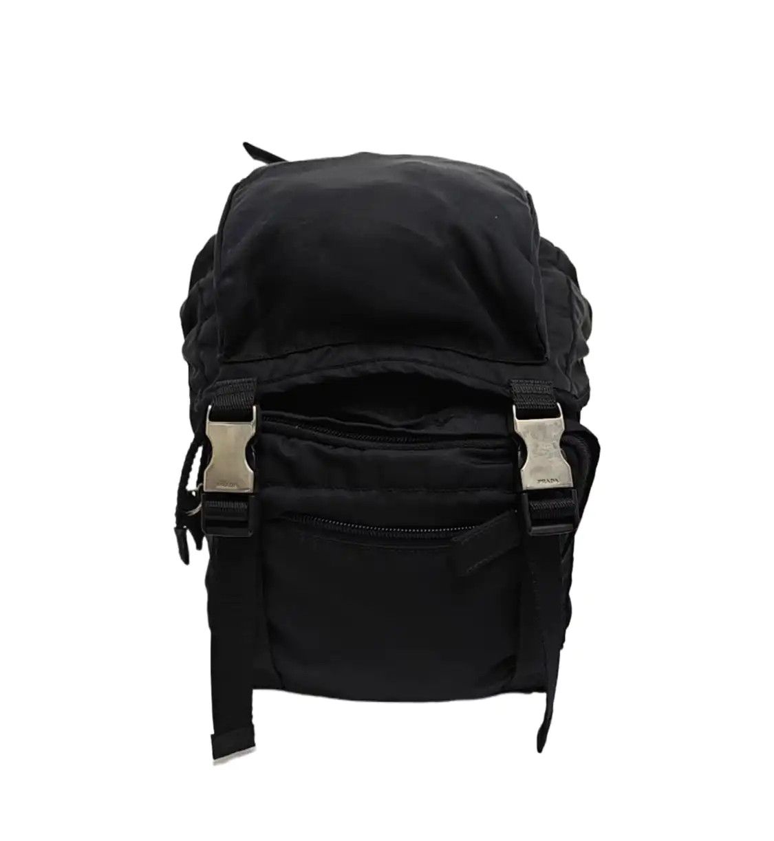 Prada PRADA Robot Backpack Nylon Black Silver Auth 176514SAV  display picture 1