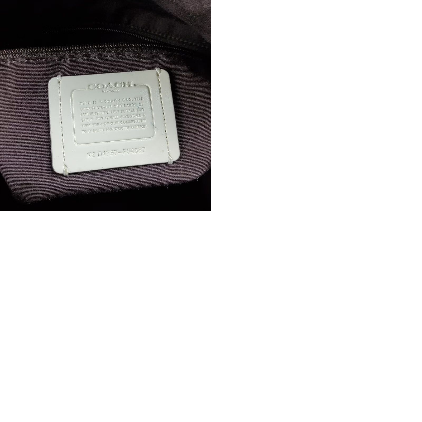 Coach Coach Tyler Large Shoulder Bag Handbag Purse Pebbled Leather White F54687 Womens Size ONE SIZE - 9 Thumbnail