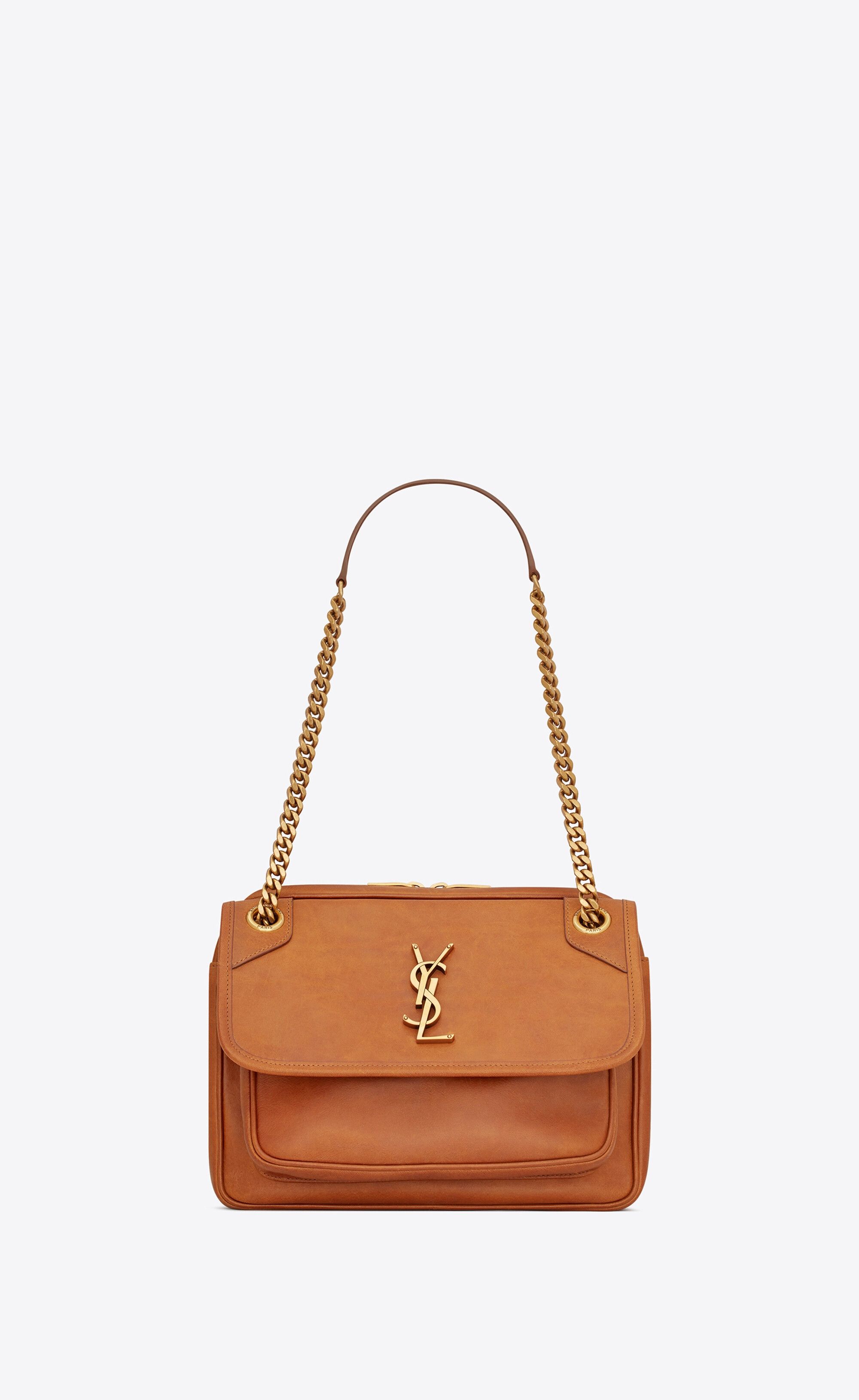 Saint Laurent Paris o1s1wg110924 Size: OS / Niki Camera Bag Smooth Leather Brown Size ONE SIZE - 1 Thumbnail