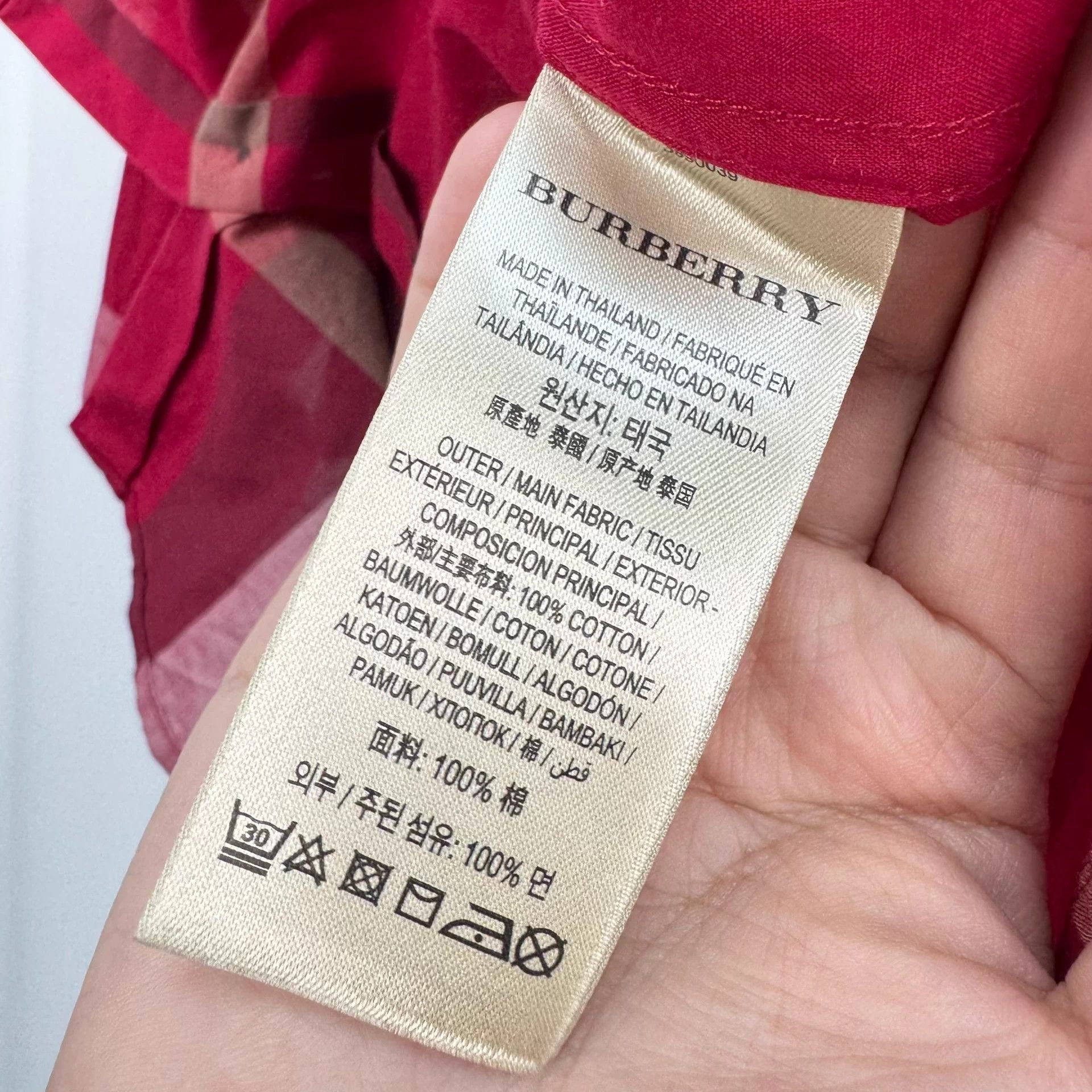 Burberry Burberry Classic Check LS Shirt XS 98New Size XS / US 0-2 / IT 36-38 - 7 Thumbnail