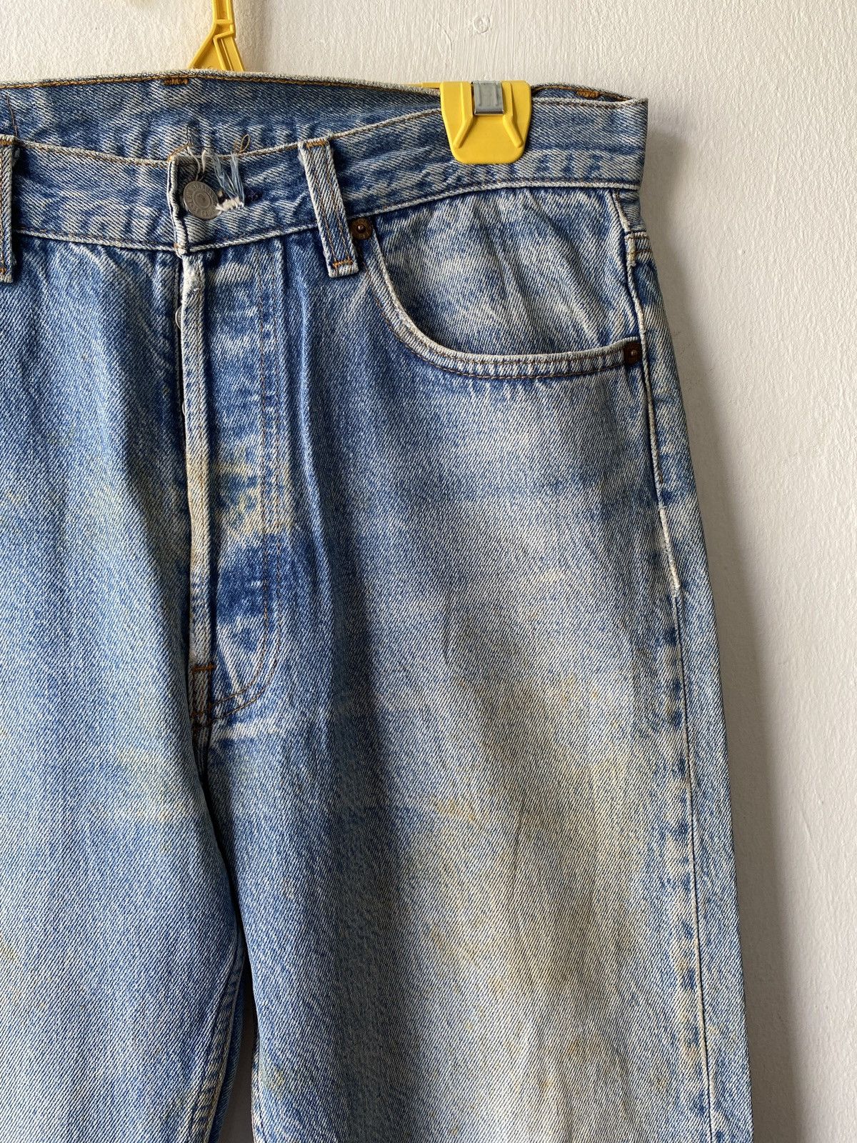 Levi's Vintage 90s Levi’s 501 Rusty Denim Size US 31 - 9 Thumbnail