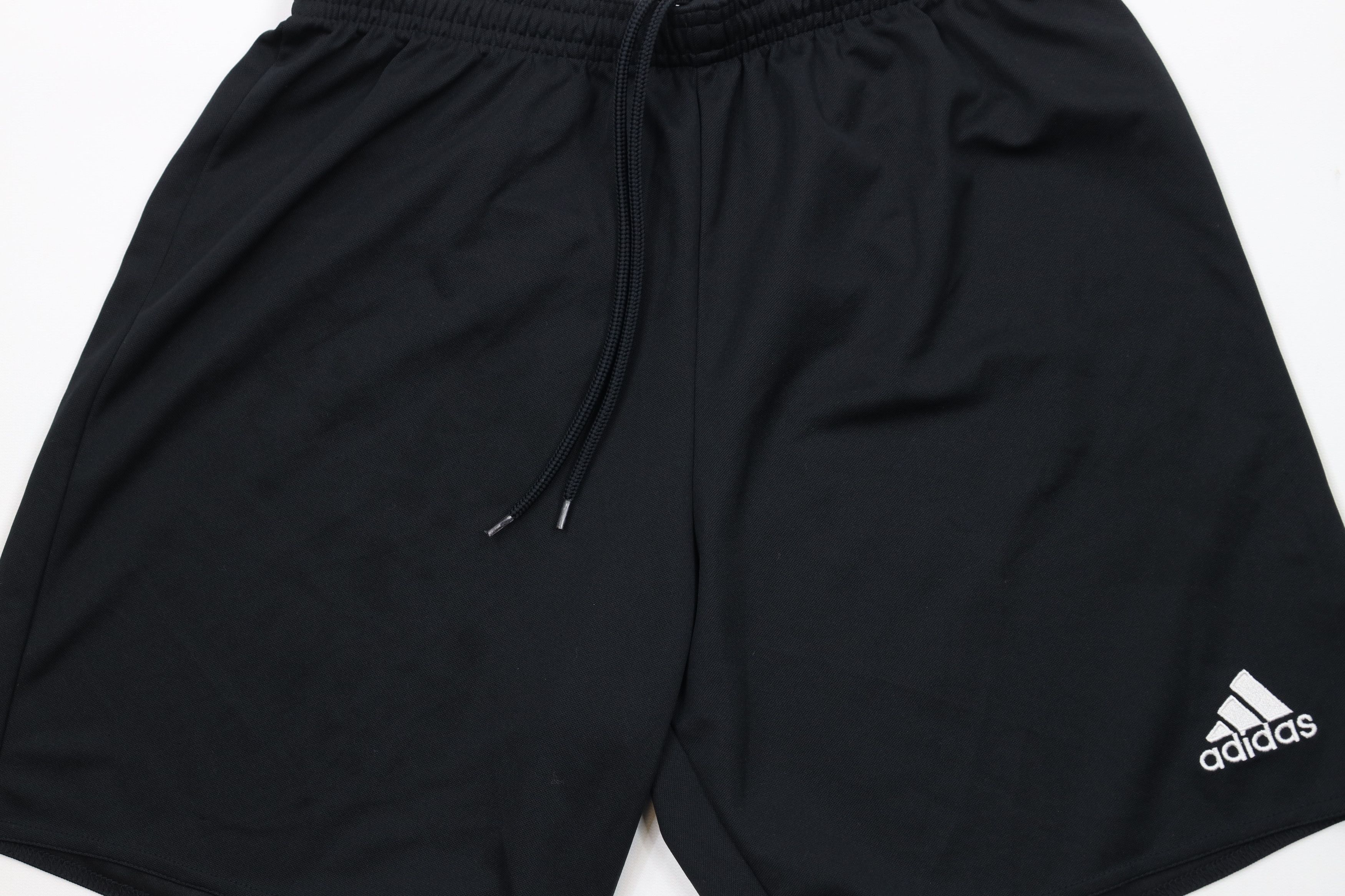Adidas × Vintage Vintage Adidas Spell Out Running Jogging Soccer Shorts Black Size US 32 / EU 48 - 3 Thumbnail