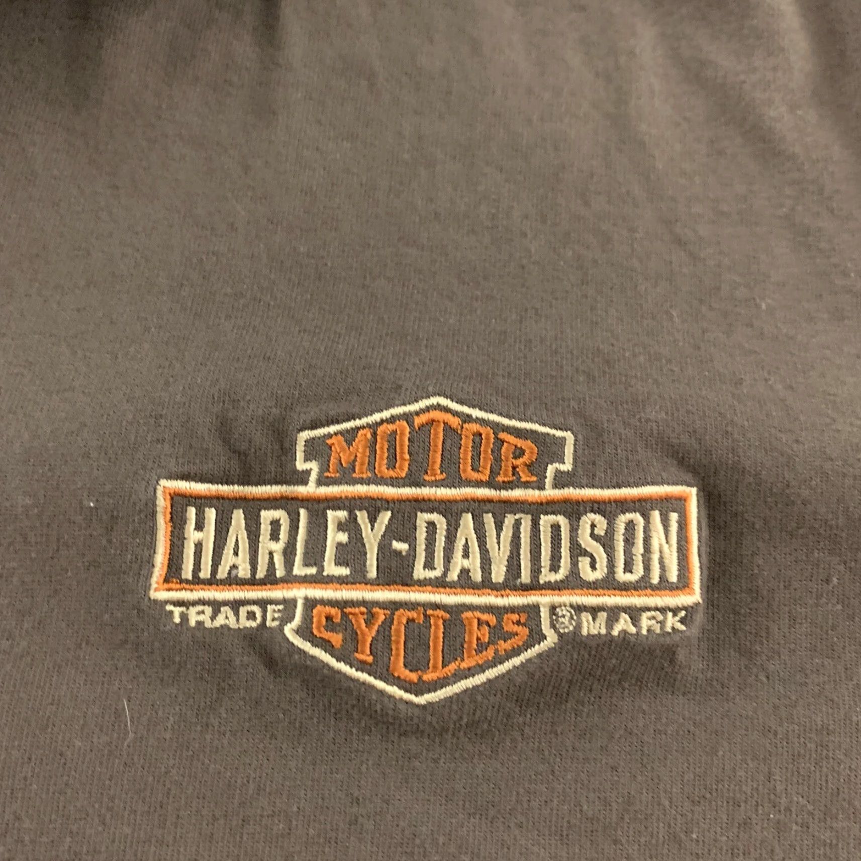 Harley Davidson Harley-Davidson Motorcycle Polo Shirt Men's XL Brown Short Sleeve Button-Up Size US XL / EU 56 / 4 - 3 Thumbnail