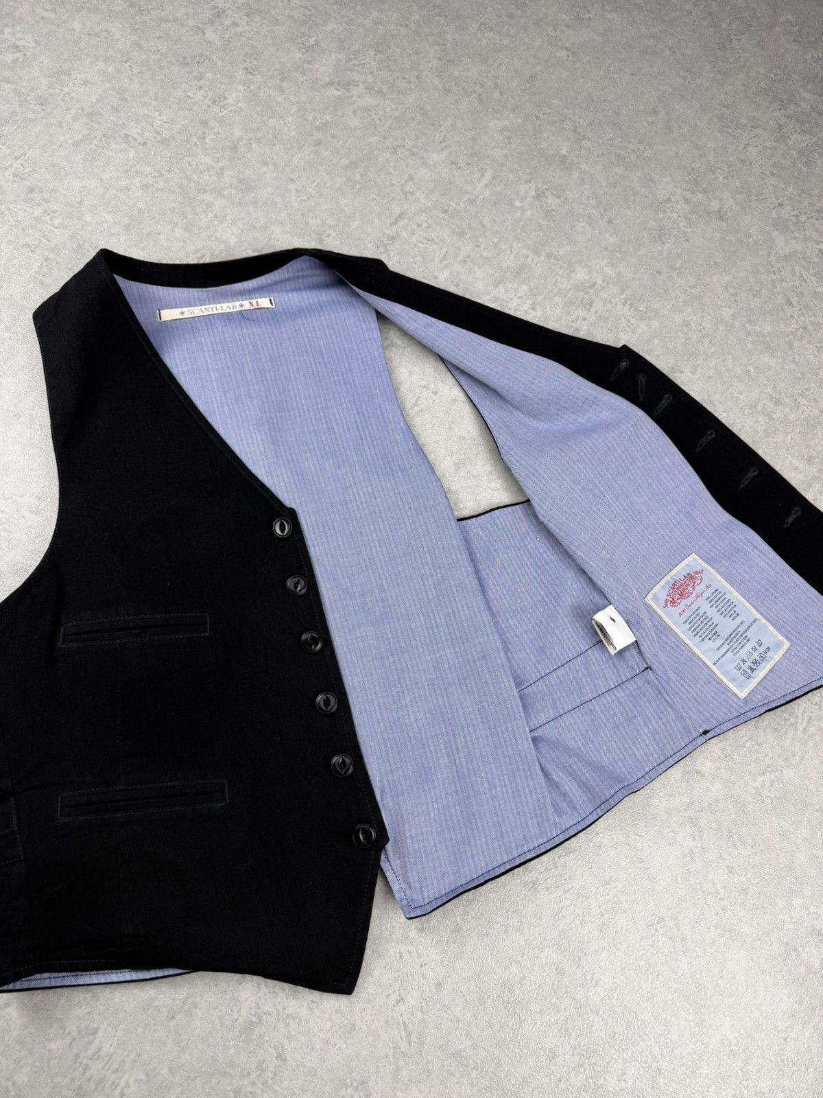 Scarti-Lab Scarti-Lab Black Workwear Gilet Vest Size XL Size US XL / EU 56 / 4 - 10 Thumbnail