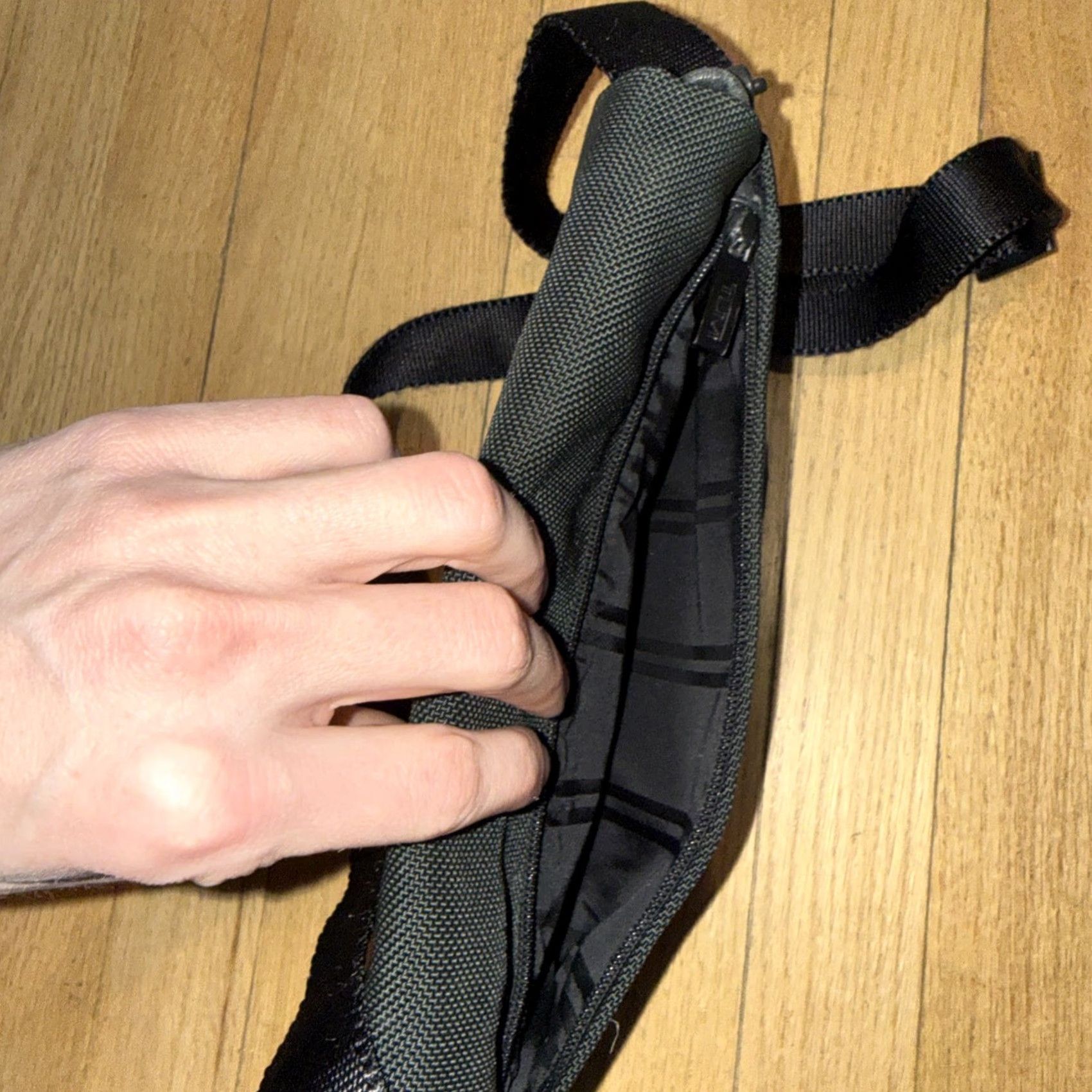 Tumi Tumi Crossbody Bag Nylon Ballistic Leather Magnetic Flap Travel 4366D3 Mens Black Size ONE SIZE - 5 Thumbnail
