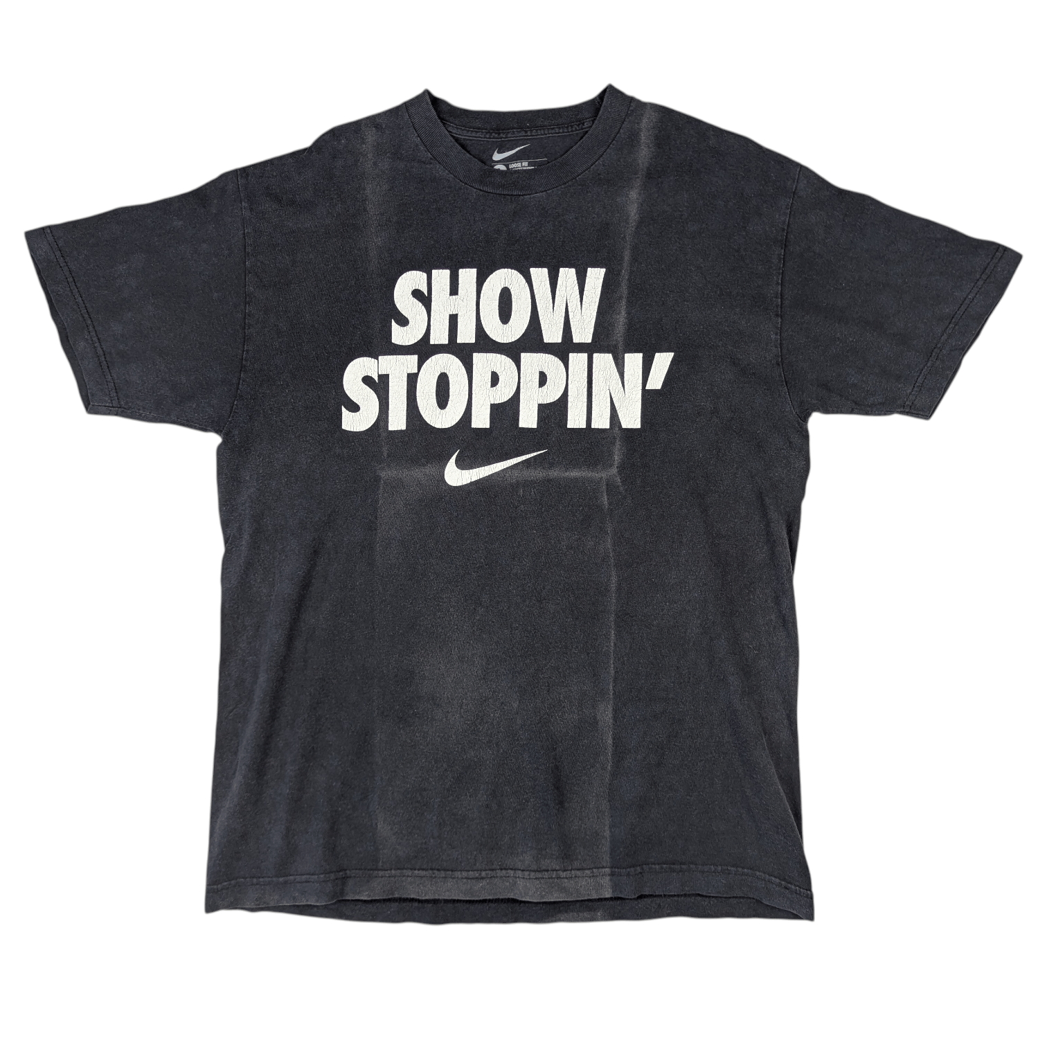 Nike Vtg 2000's NIKE Loose Fit Show Stoppin' Graphic Tee Shirt Size US L / EU 52-54 / 3 - 2 Thumbnail