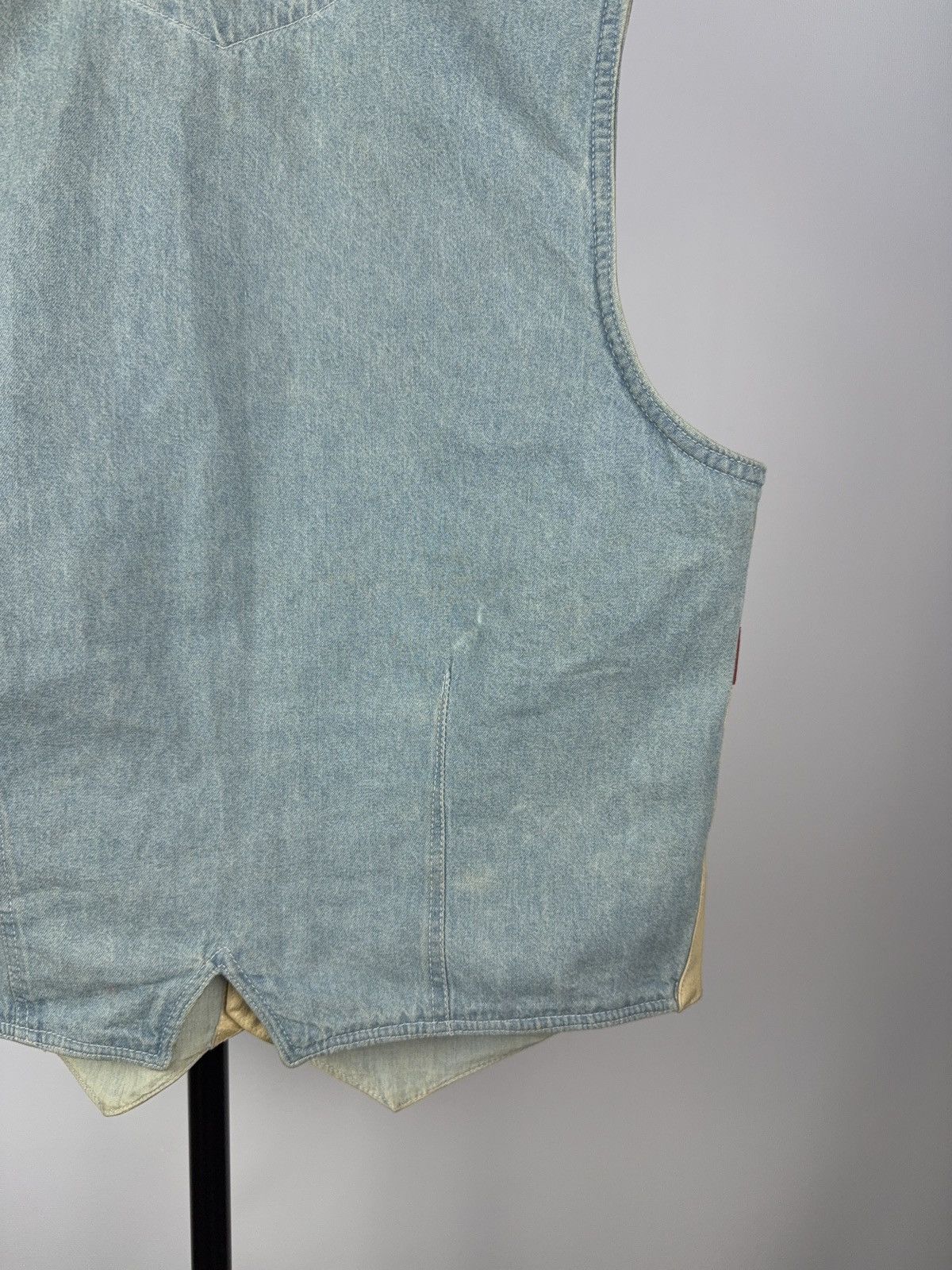 Cowboy Equipment × Vintage Vintage 90s Made in USA Shooter Leather Cowboy rare Vest Size US S / EU 44-46 / 1 - 10 Thumbnail