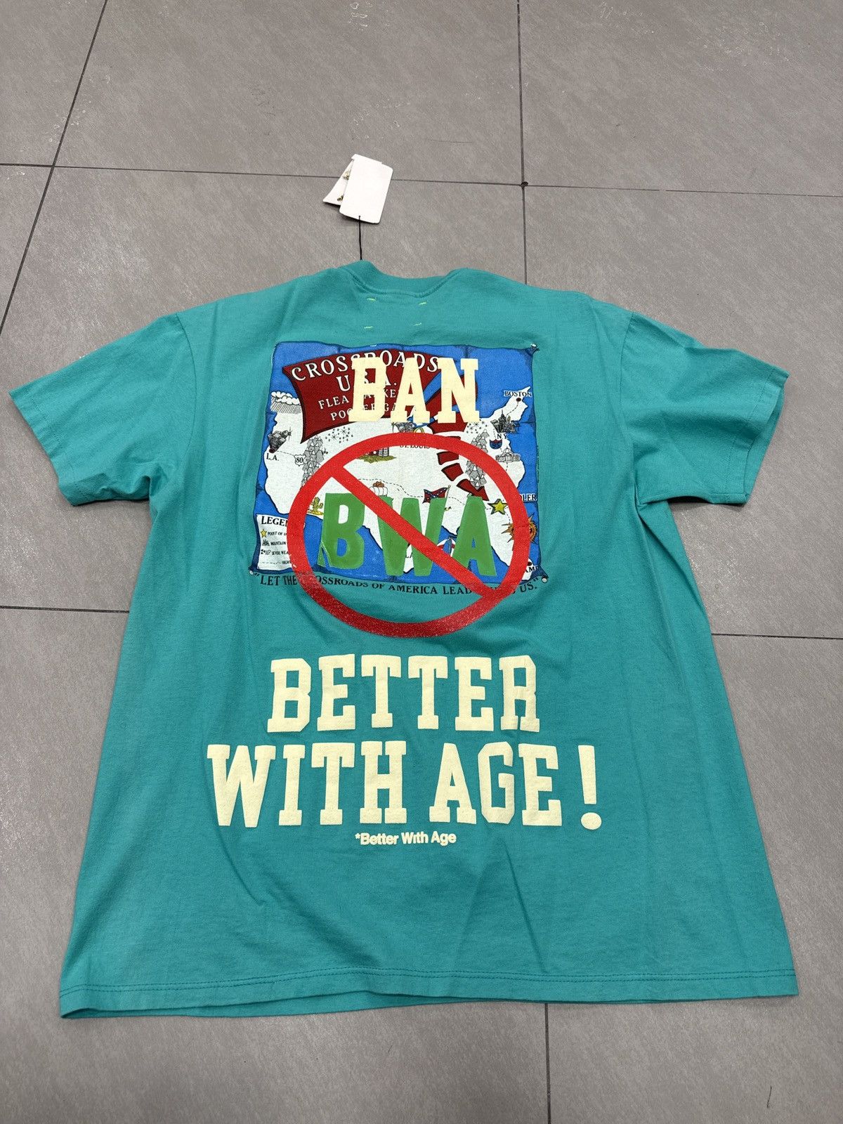 Better With Age BWA Save Your Children T-Shirt Teal Size US XL / EU 56 / 4 - 2 Thumbnail