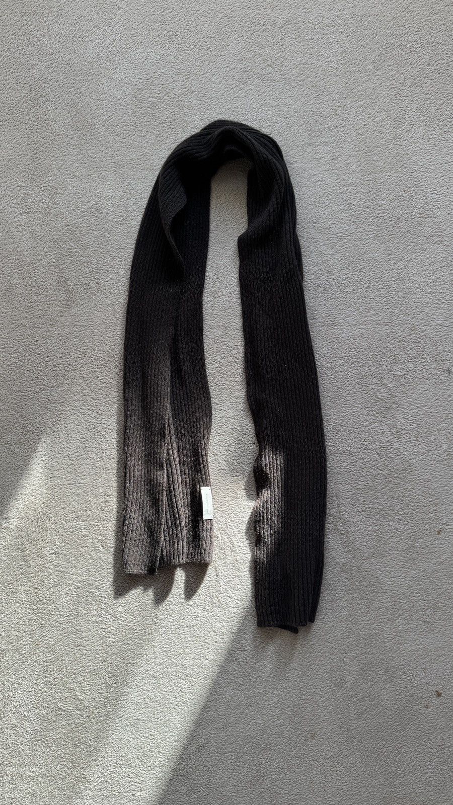 Ermenegildo Zegna ERMENEGILDO ZEGNA STRIPED CASHMERE BROWN SCARF Size ONE SIZE - 2 Thumbnail