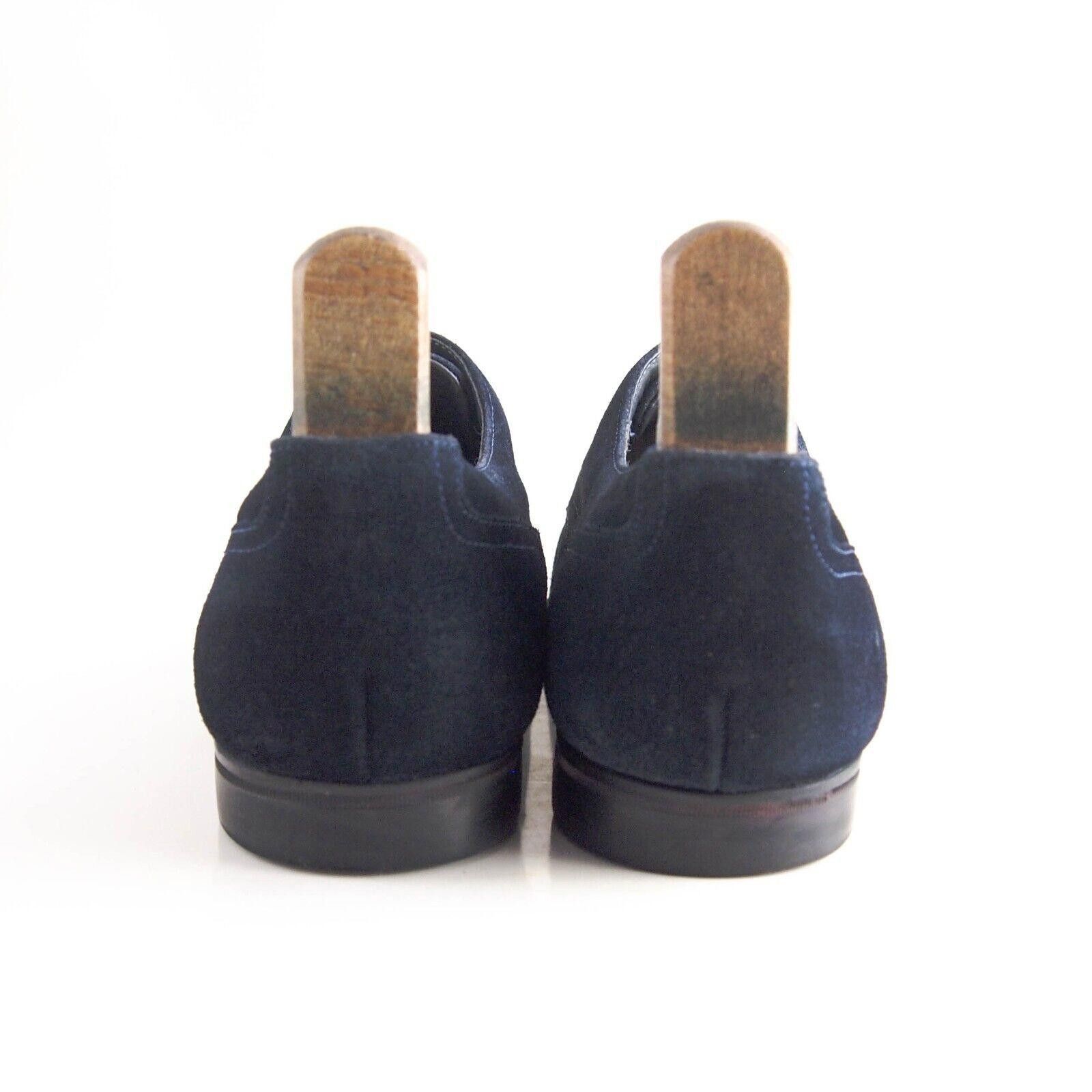 Hugo Boss Hugo Boss Derby Oxfords Blue Suede Mens EU 44.5 US 11.5 $520 Size US 11.5 / EU 44-45 - 10 Thumbnail