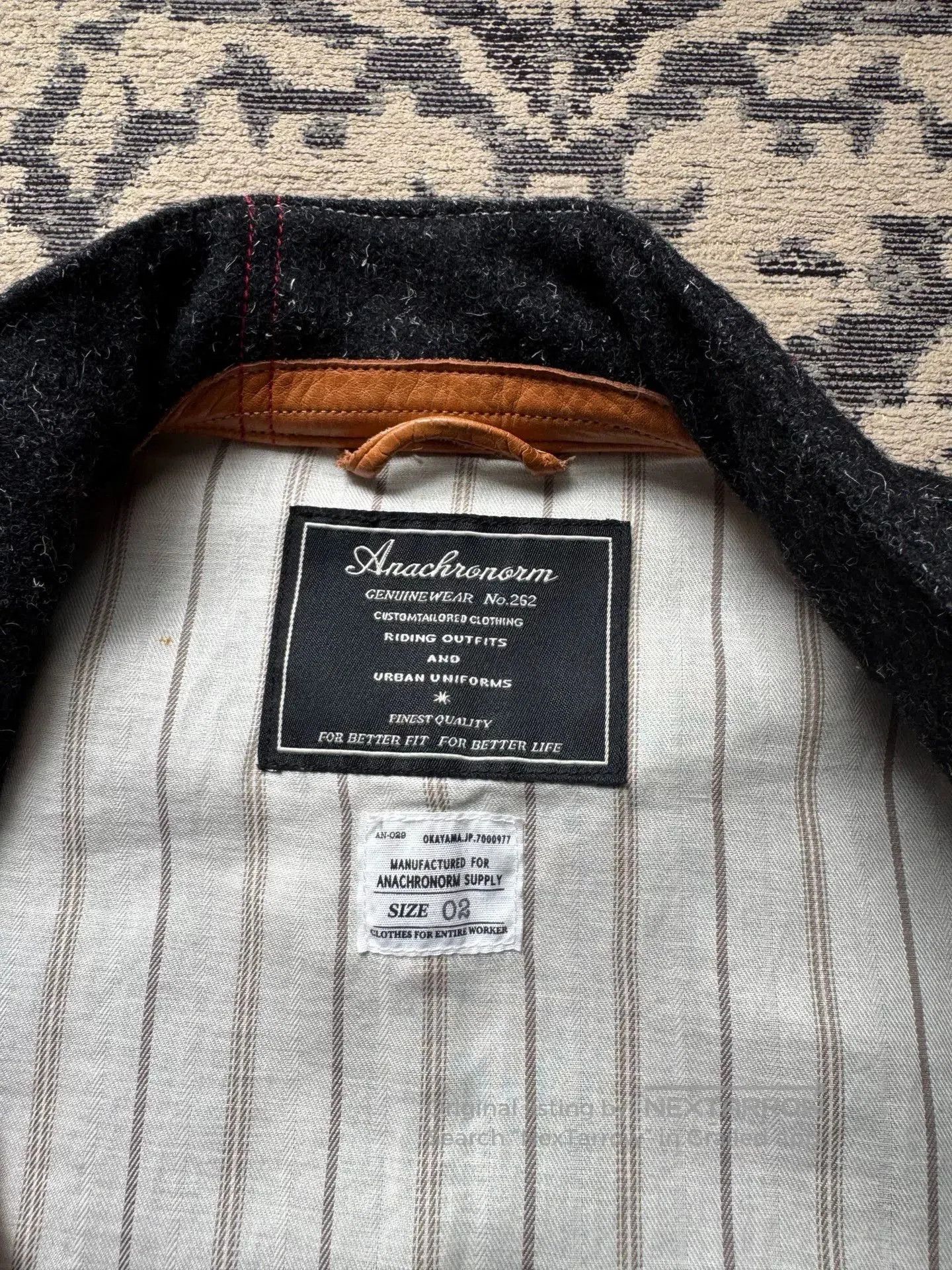 ANACHRONORM Anachronorm Wool Utility Jacket. Size US M / EU 48-50 / 2 - 3 Thumbnail