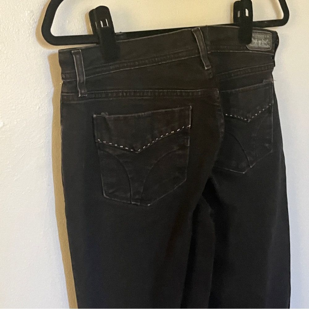 Levi's Levi’s Classic Straight Leg Fit 505 Denim Jeans Black Size 8 Size 28" / US 6 / IT 42 - 5 Thumbnail
