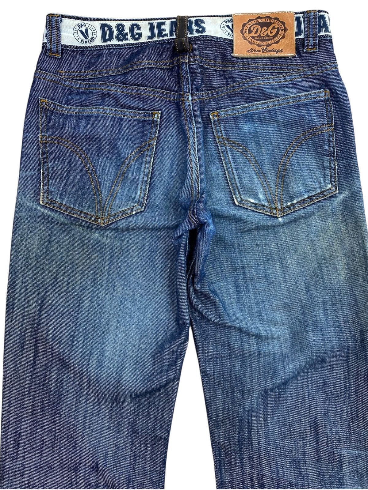 Dolce & Gabbana Vintage Dolce & Gabbana Whisker Ripped Denim Size US 30 / EU 46 - 6 Thumbnail