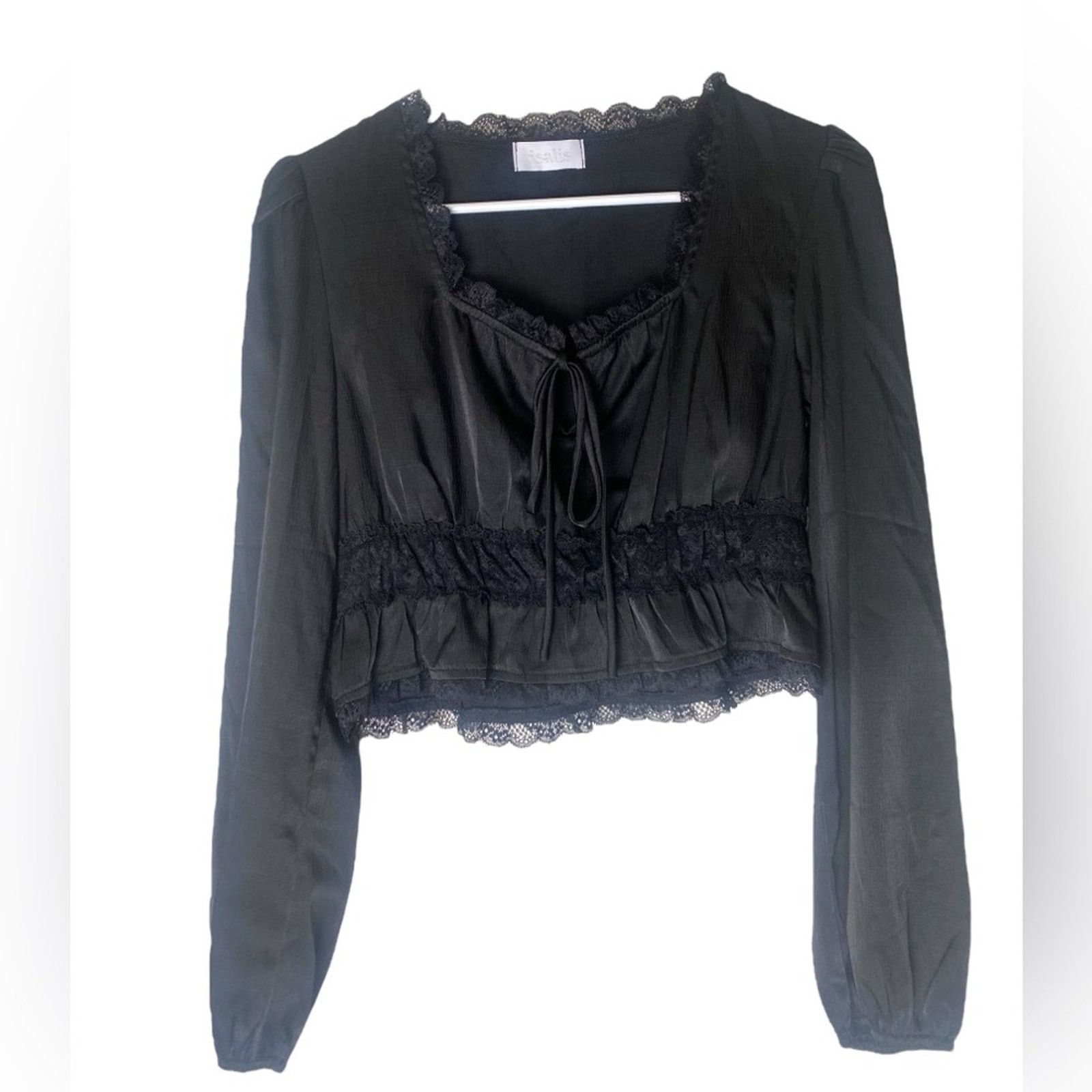 Other Isalis Day Of Gratitude Two Piece Skirt Set (Black) S Size S / US 4 / IT 40 - 4 Thumbnail