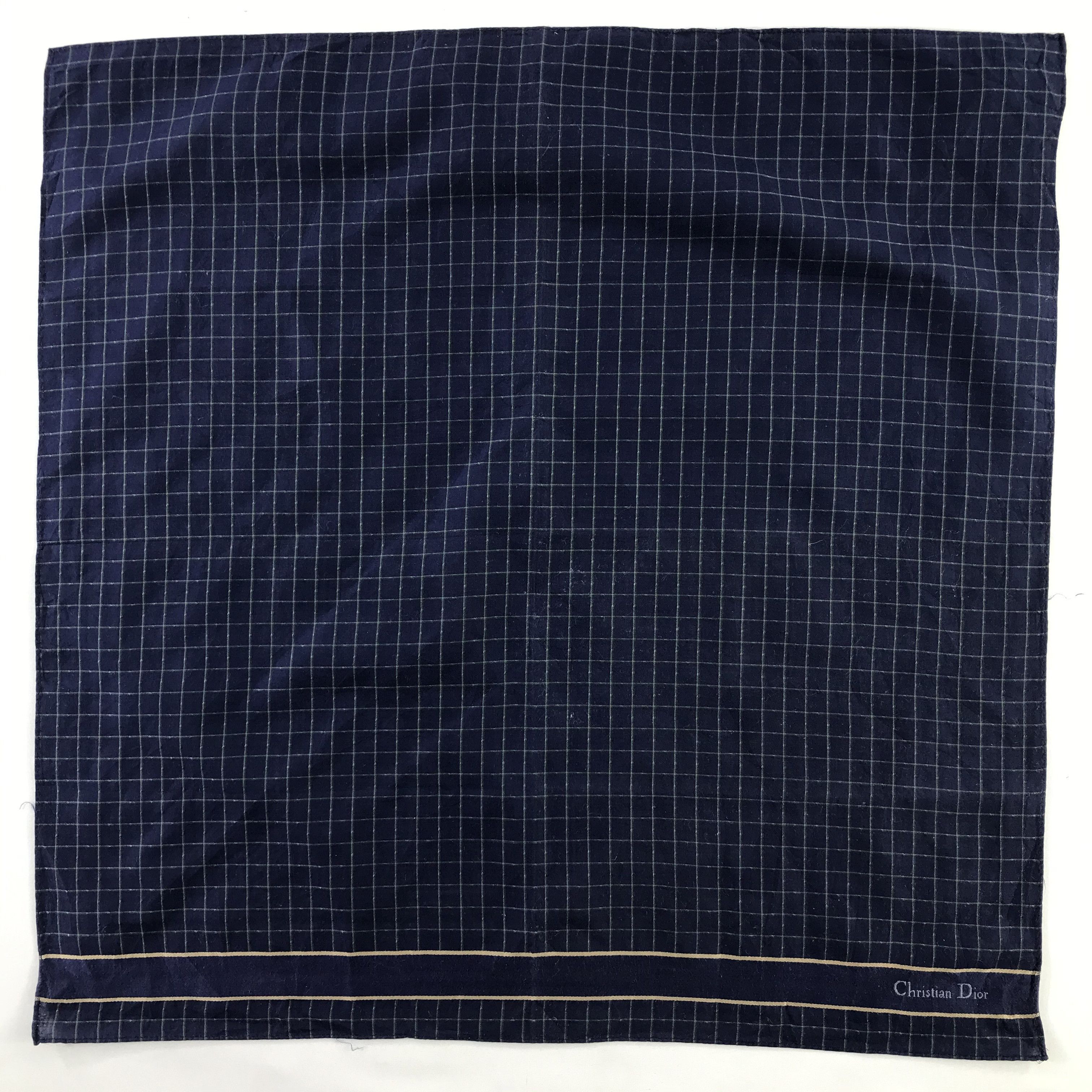 Christian Dior Monsieur × Vintage Christian Dior Bandana / Handkerchief / Neckerchief - S610 Size ONE SIZE - 1 Thumbnail