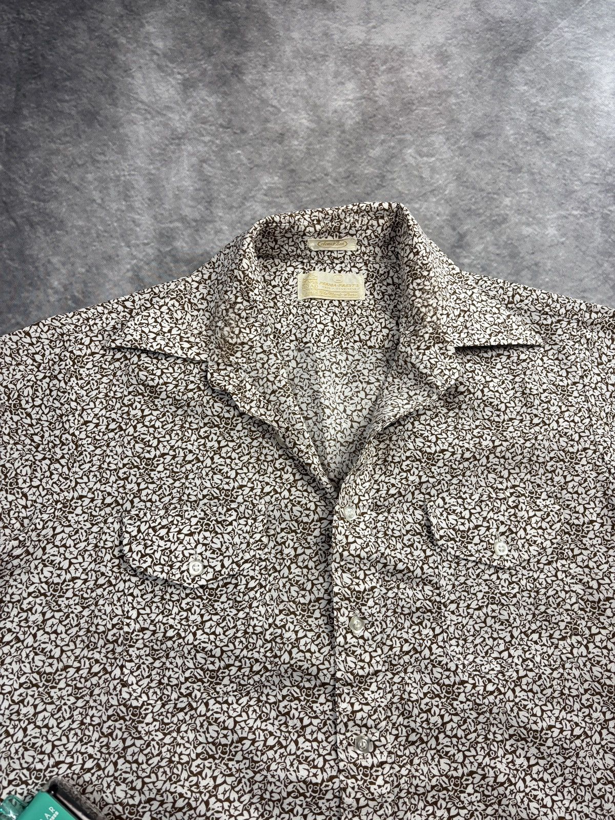 Sears 1970s Vintage Sears Kings Road Polyester Shortsleeve Shirt Size US M / EU 48-50 / 2 - 3 Thumbnail